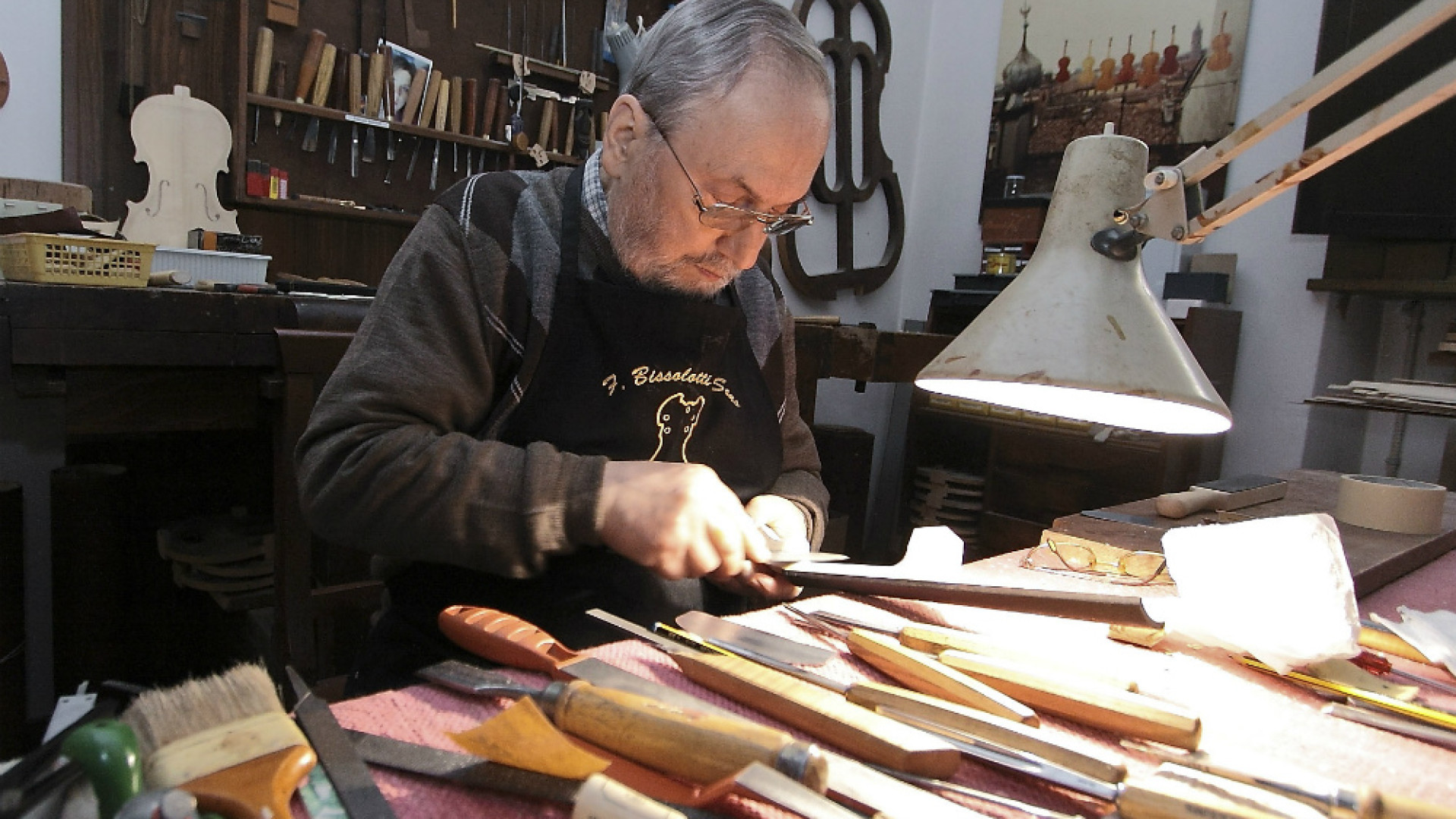 Immagine di Addio a Francesco Bissolotti, "patriarca" della liuteria cremonese