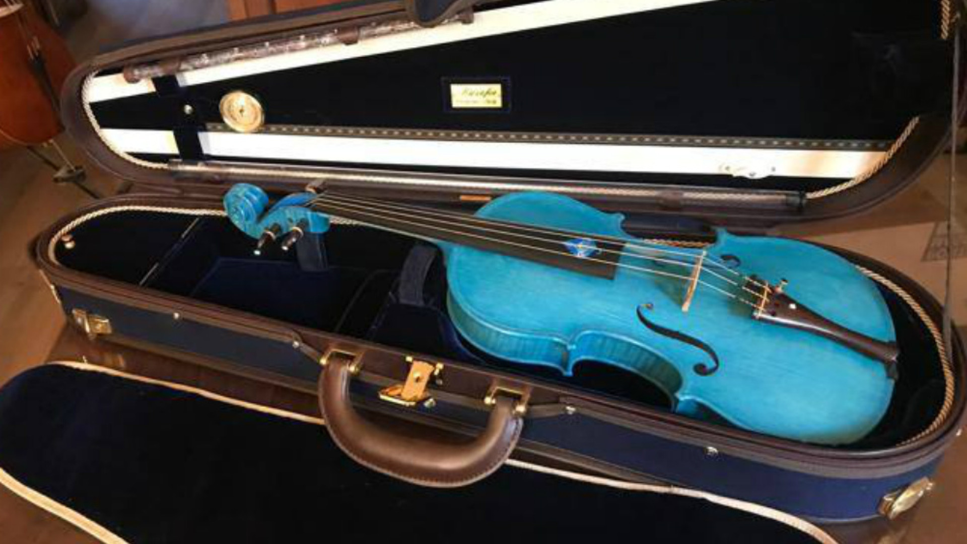 Immagine di Un violino blu, ma non è un avatar