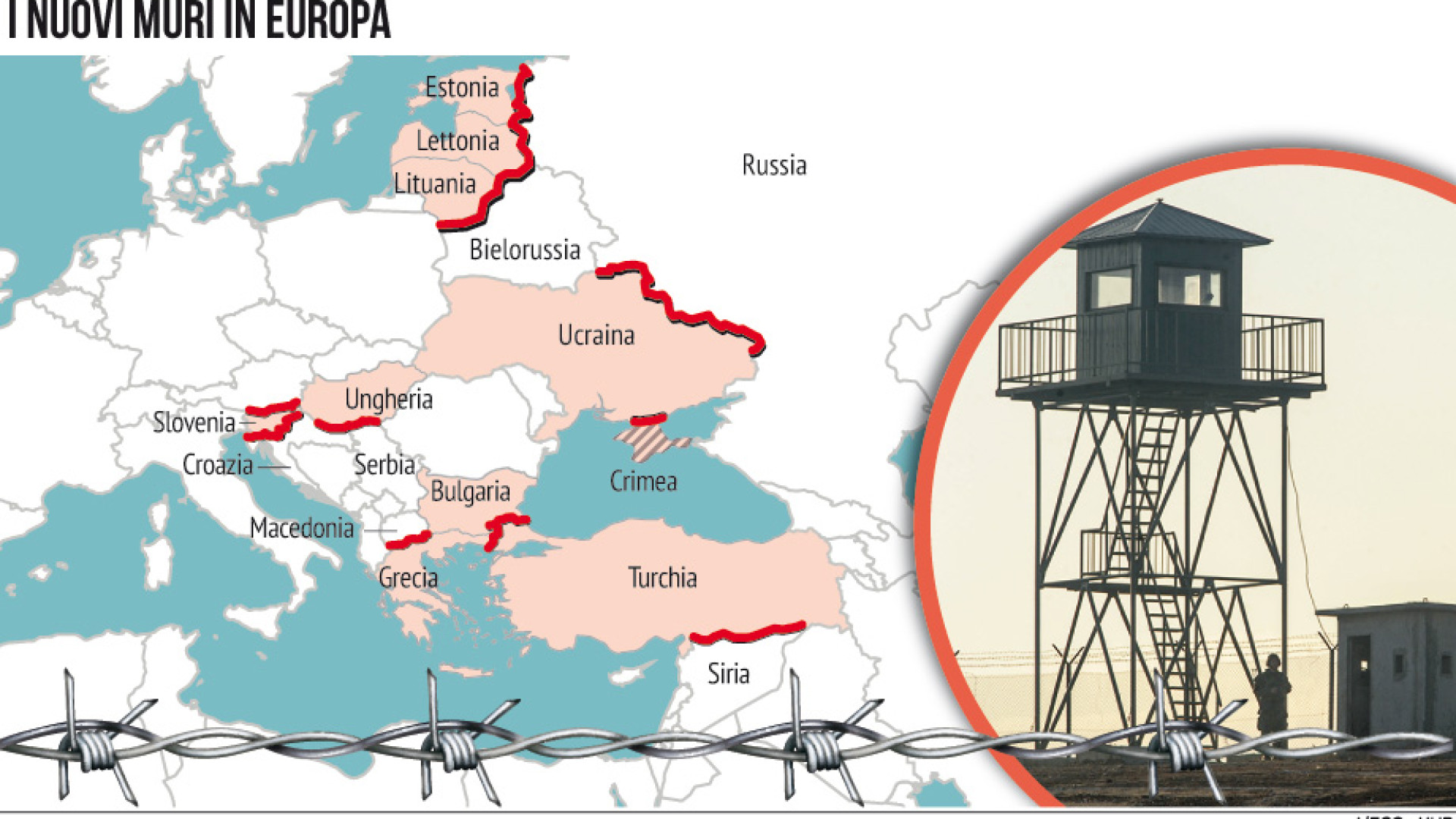 Immagine di Migrazioni e antiche paure: in Europa ritornano i muri