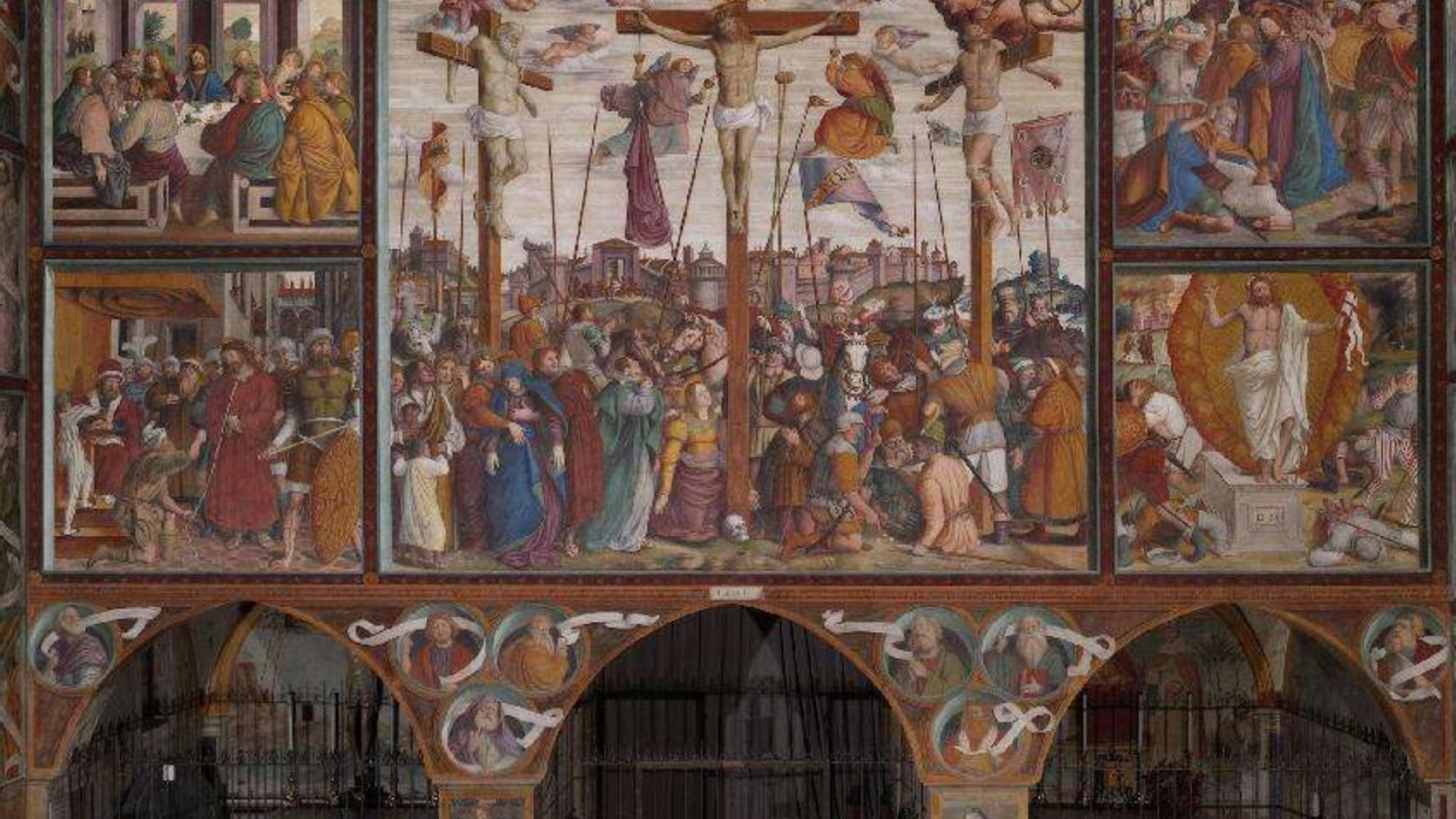 Immagine di L'affresco a Caravaggio salvato da un antibiotico