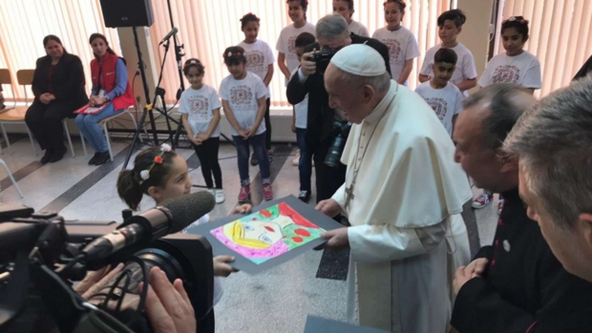 Immagine di Papa Francesco: migranti, croce dell'umanità