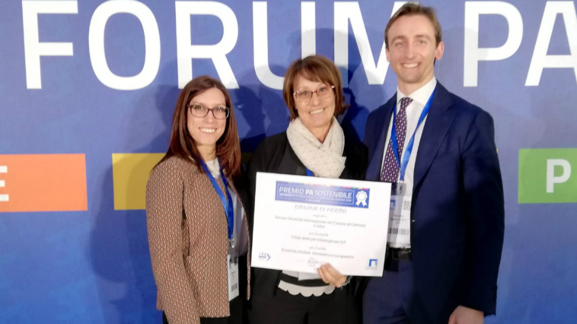 Immagine di Al Comune di Cremona il Premio PA Sostenibile