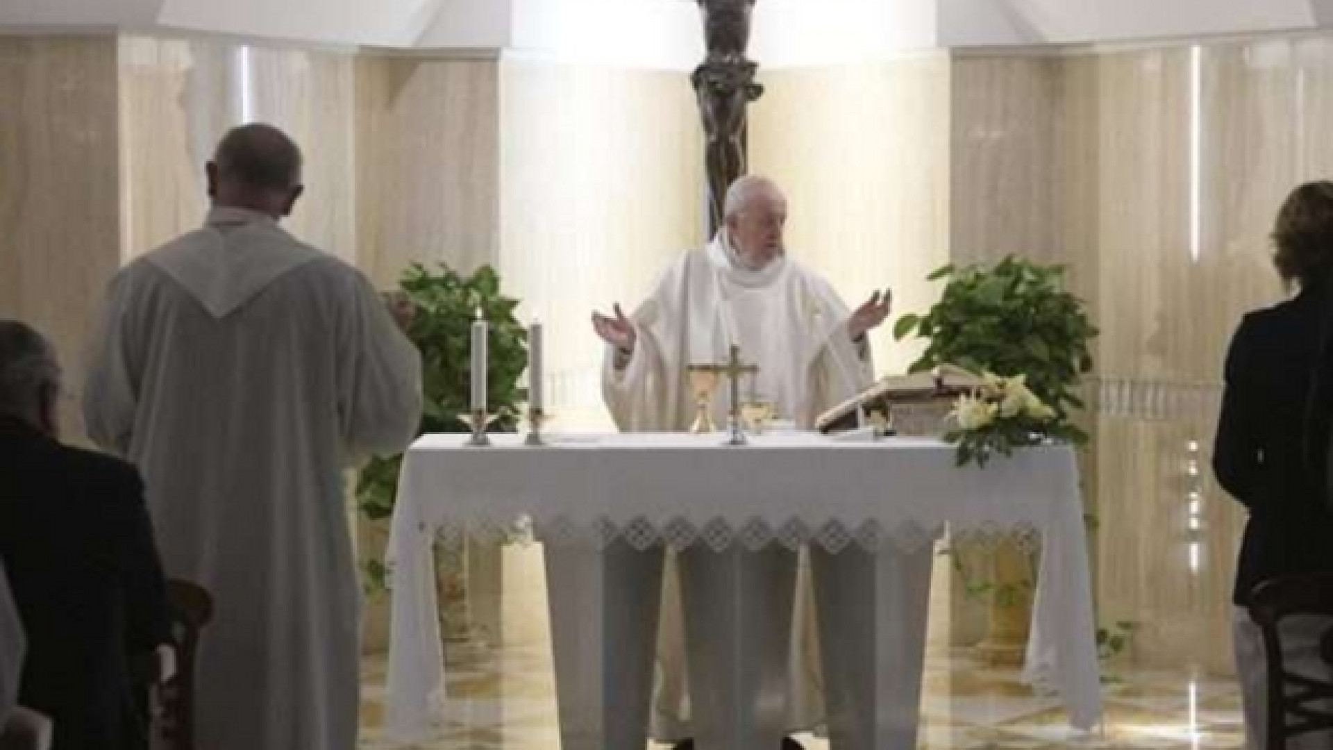 Immagine di Papa: la pace di Gesù come la calma del mare profondo