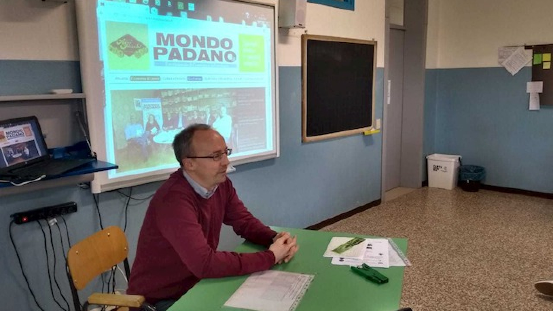 Immagine di “Mondo Padano” fra i banchi di scuola