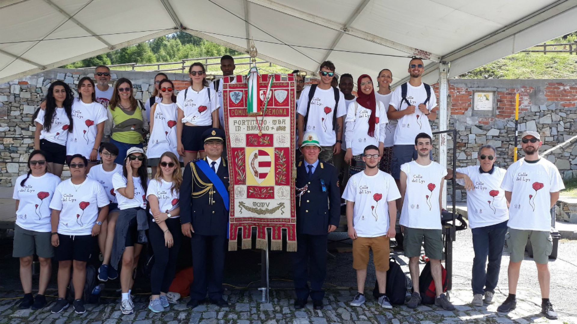 Immagine di 75° anniversario dell'eccidio del Colle del Lys, presente delegazione del Comune di Cremona