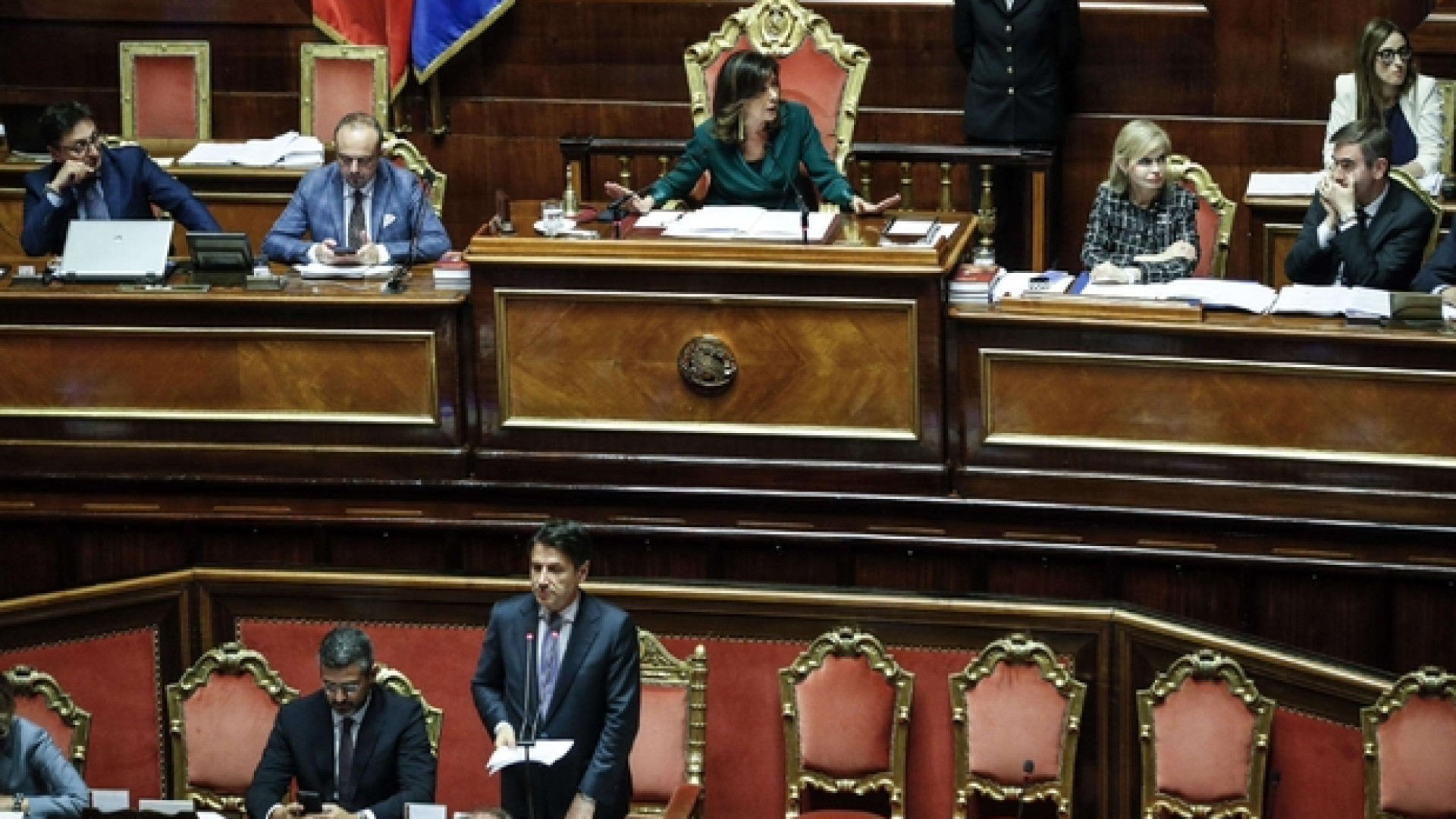 Immagine di Presunti fondi russi alla Lega, Conte in Senato senza M5s e Salvini