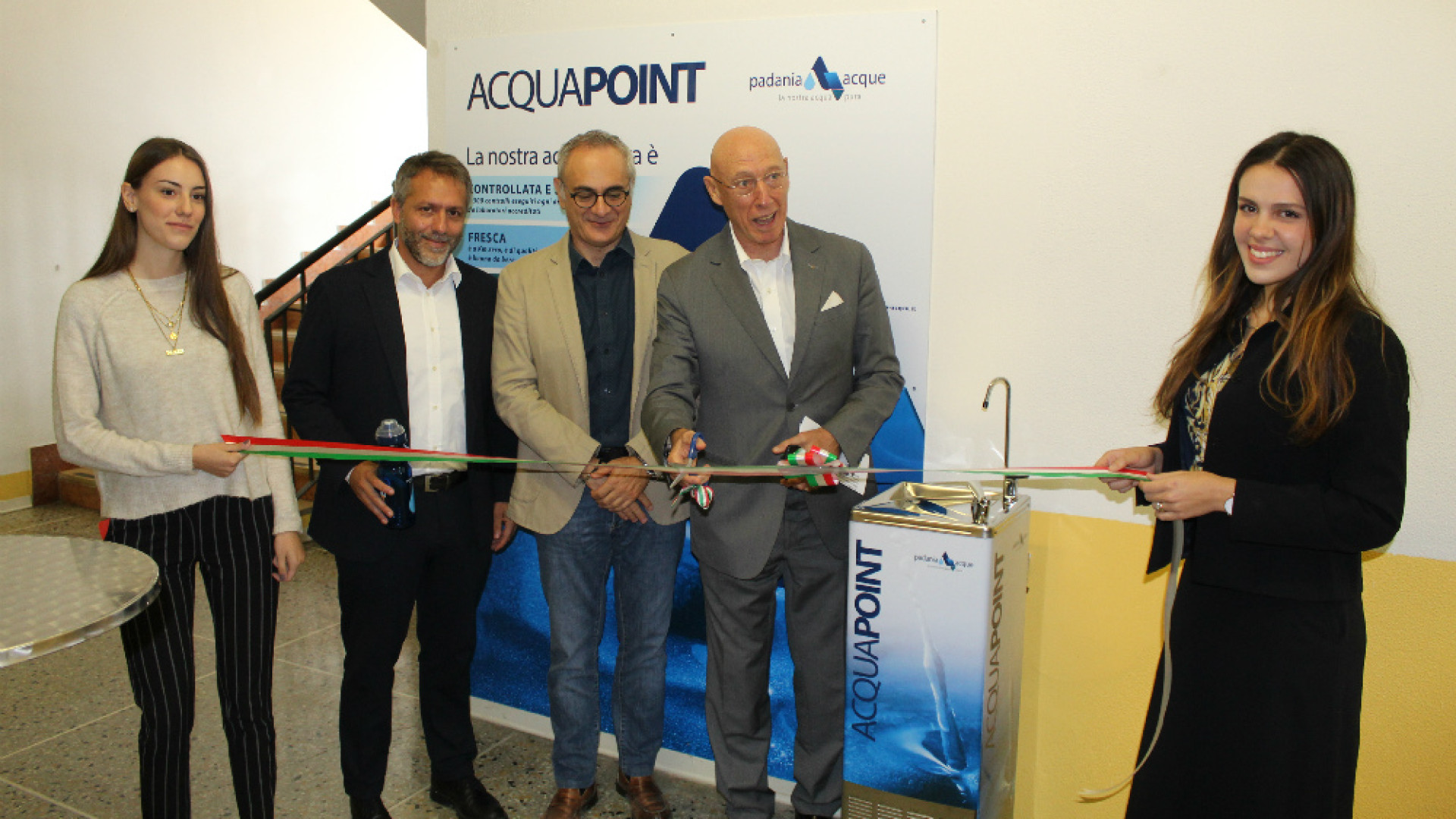 Immagine di Inaugurato un Acquapoint al Campus di Cremona