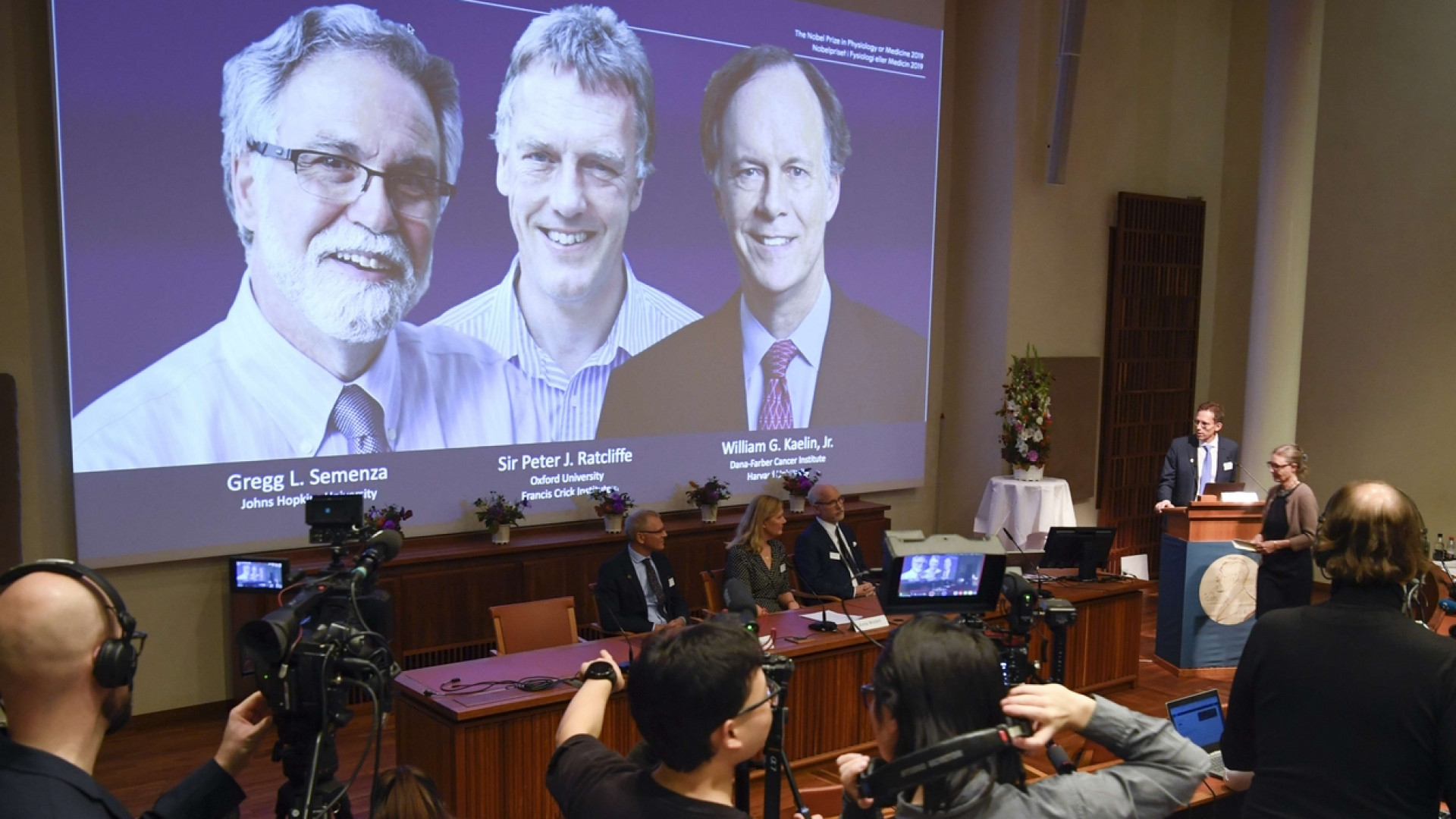 Immagine di Nobel per la Medicina agli studiosi del «respiro» delle cellule