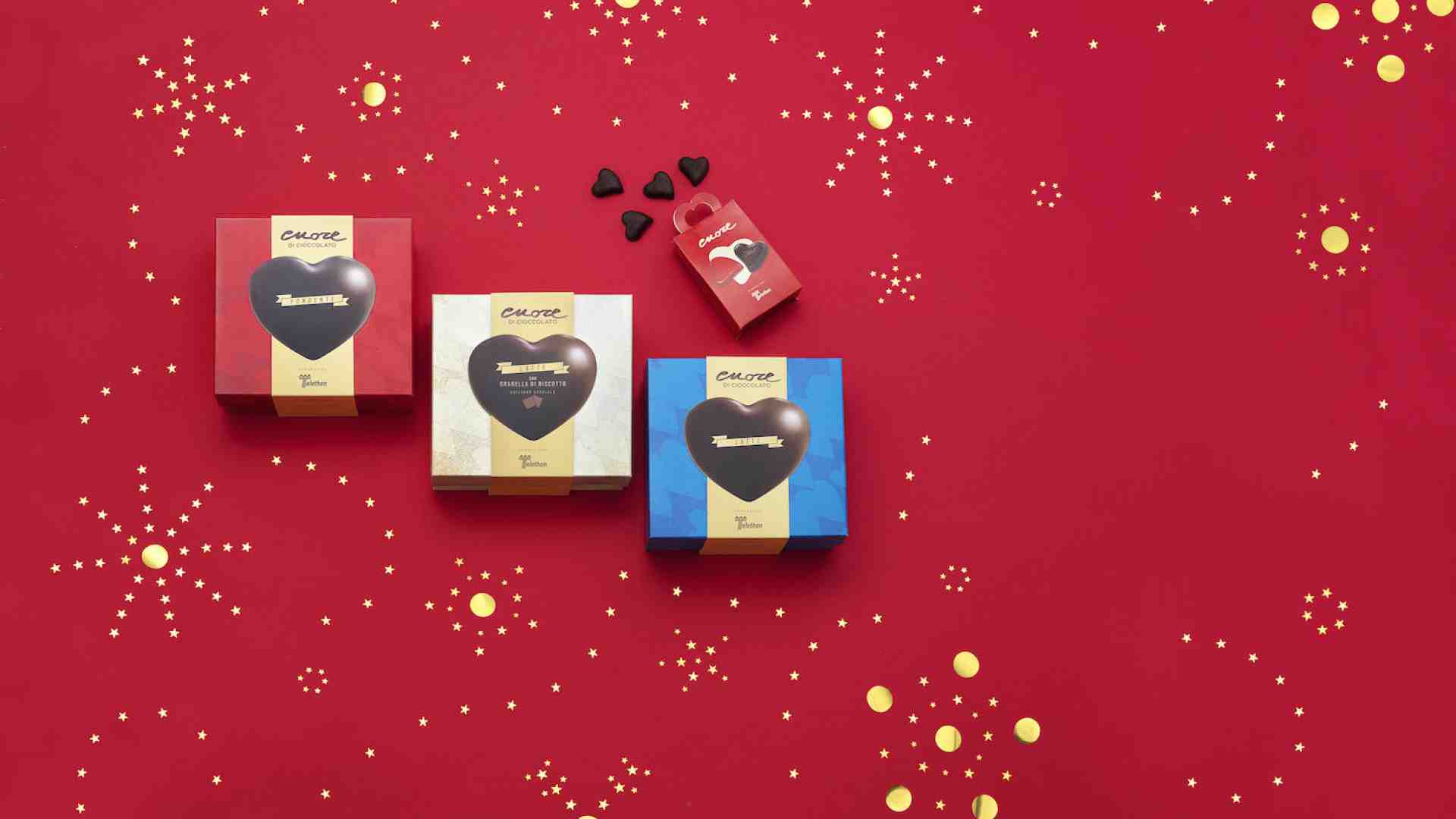 Immagine di Cuori di cioccolato per aiutare Telethon