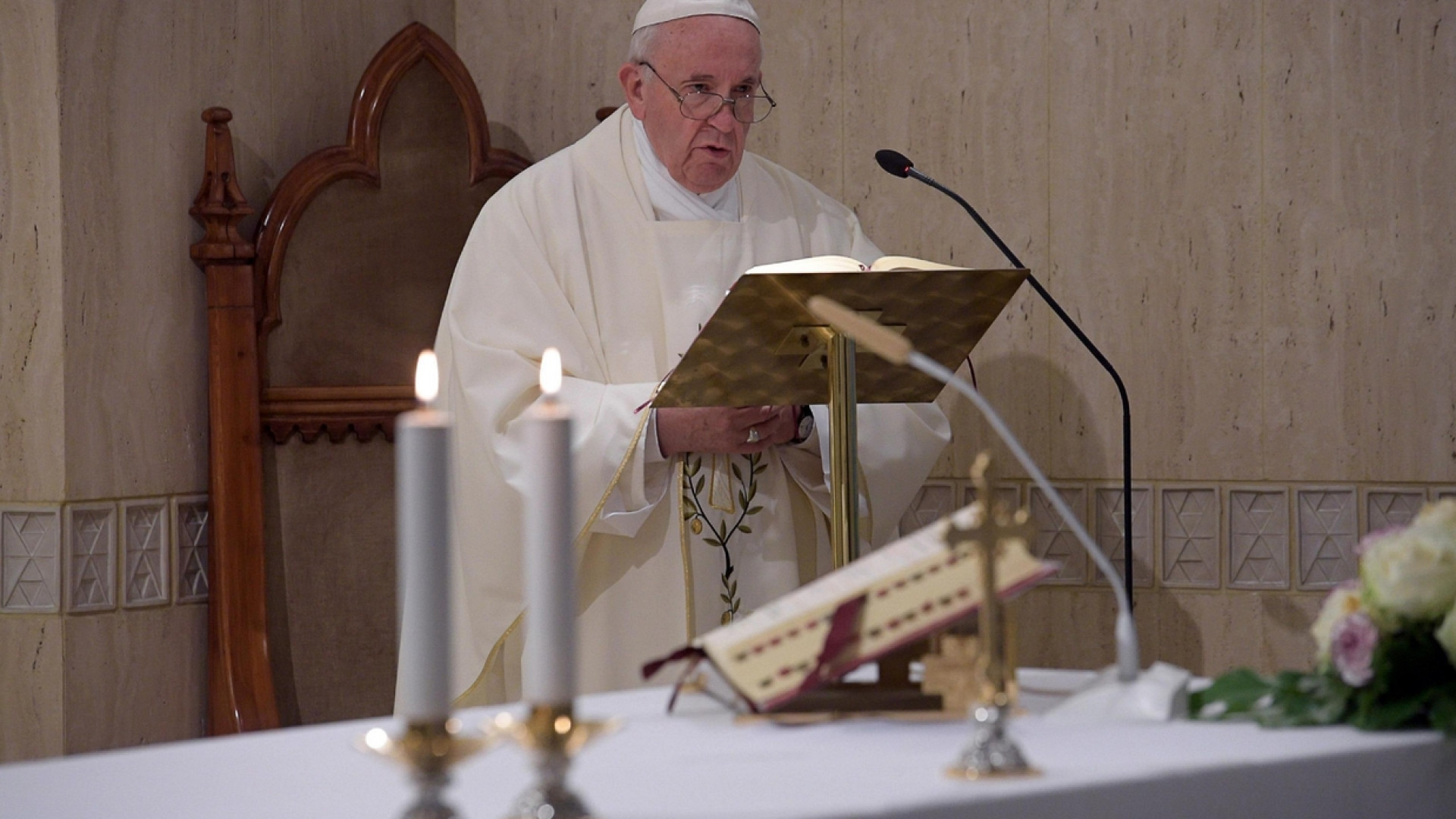 Immagine di Il Papa: essere liberi attraverso l'obbedienza a Dio