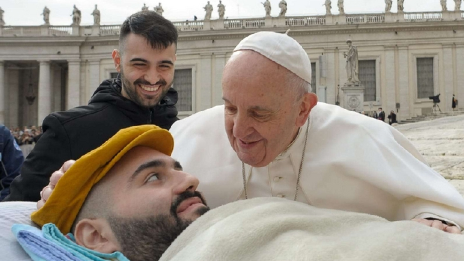 Immagine di Paolo Palumbo incontra il Papa: «Impossibile descrivere la gioia»