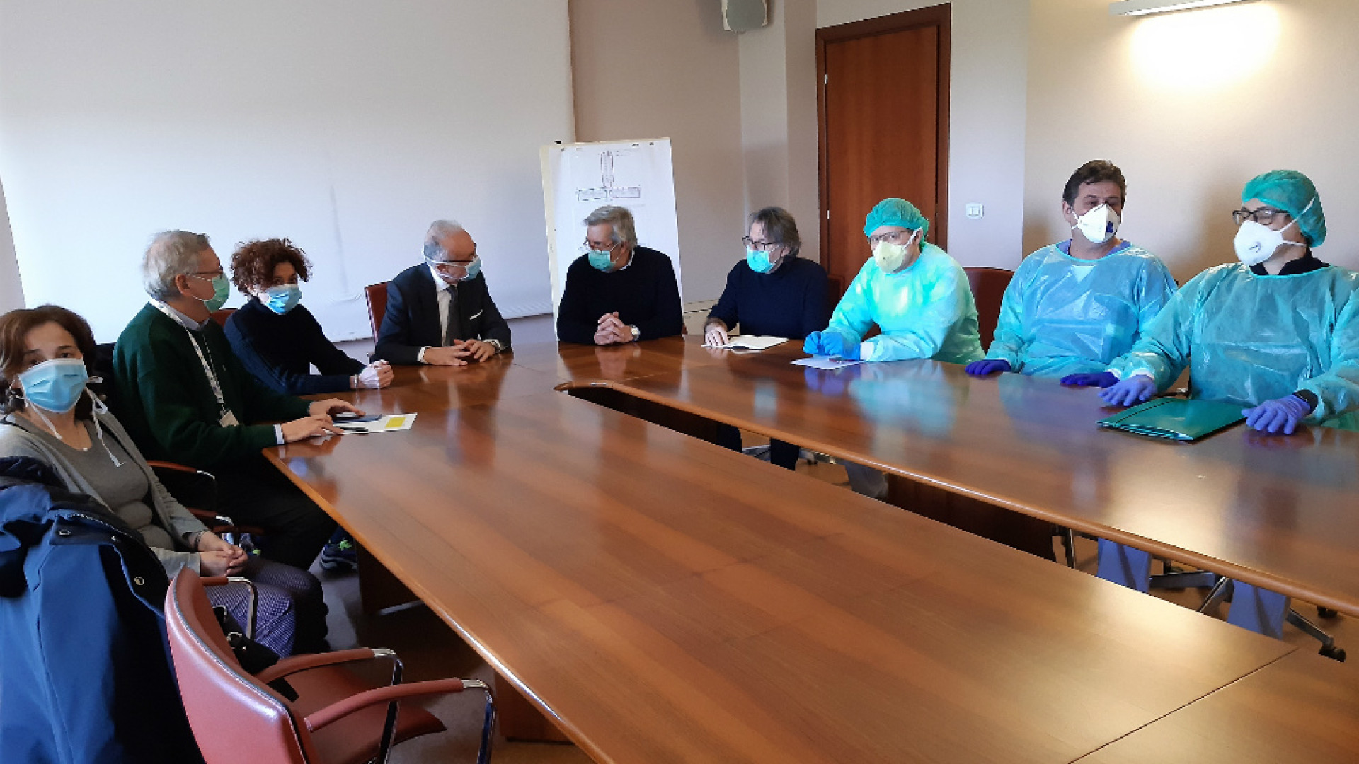 Immagine di Prefetto in visita all'Ospedale di Crema