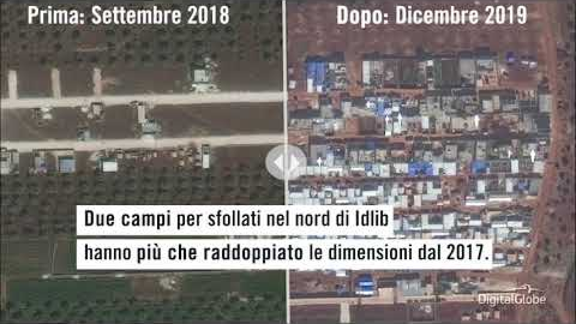 Immagine di A Idlib la crisi umanitaria dei bambini: i campi profughi prima e dopo