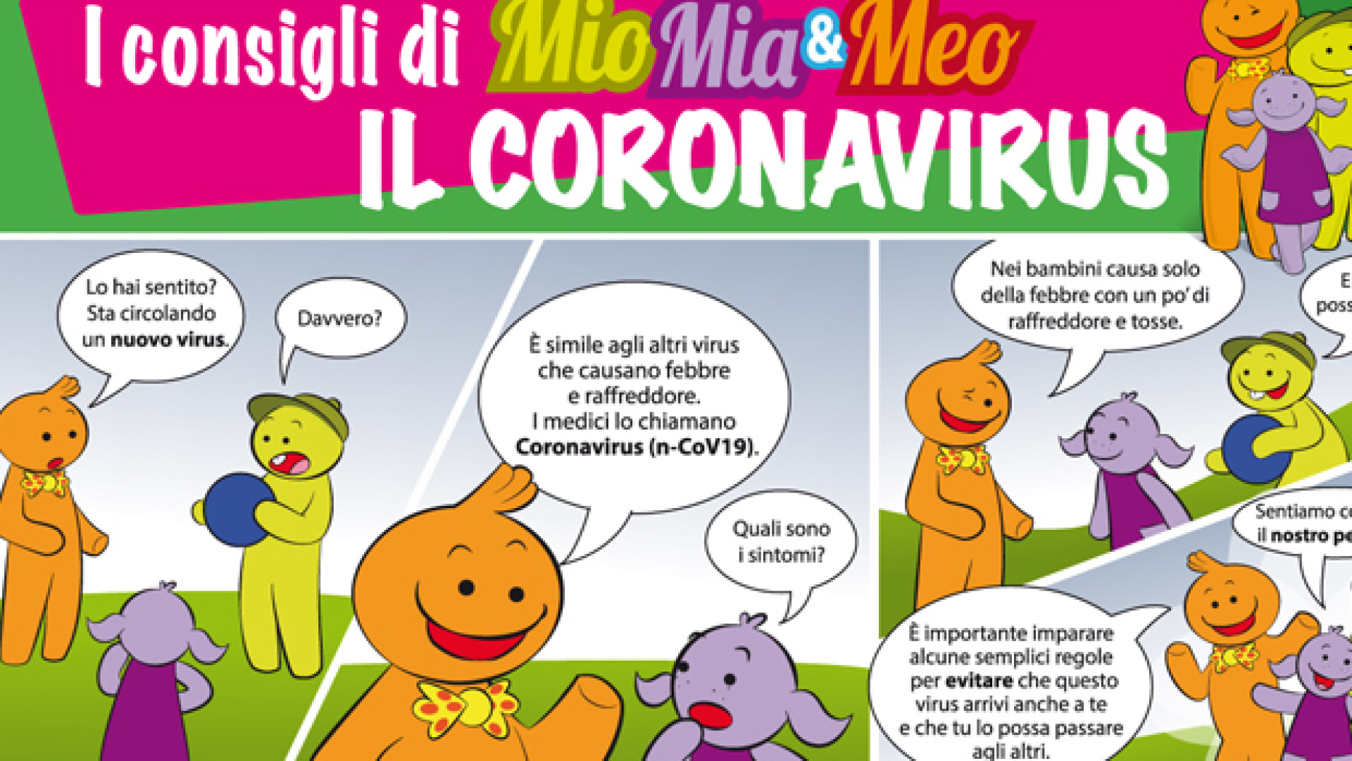 Immagine di Come spiegare ai bambini il coronavirus (con i fumetti)