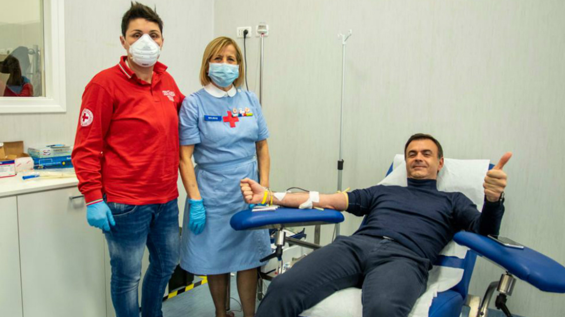 Immagine di Coronavirus, Coldiretti: Prandini dona sangue e invita a farlo