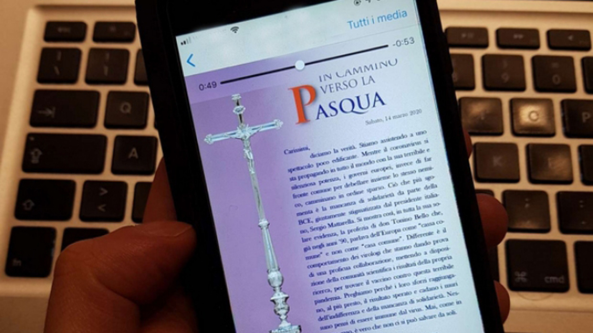 Immagine di Gli Esercizi spirituali in pillole (e in quarantena). Con il cellulare