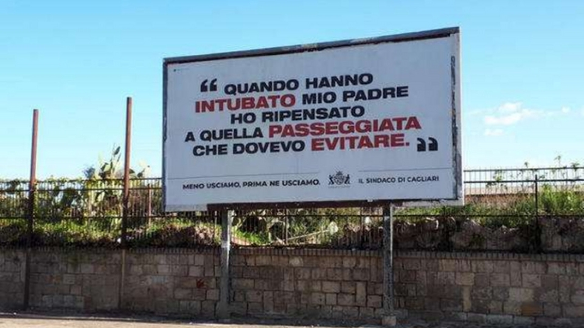 Immagine di Cagliari: la campagna che divide sul coronavirus