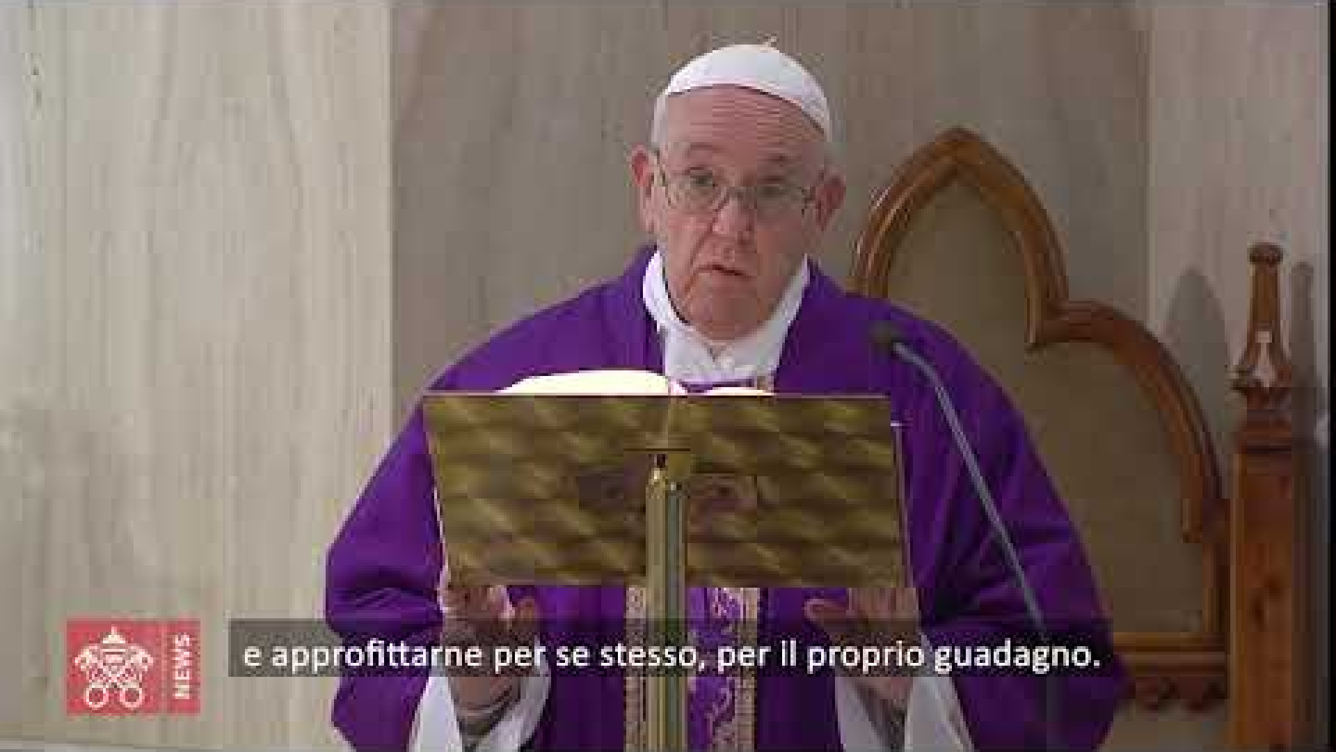Immagine di Il Papa: nessuno sfrutti questo momento di dolore per il proprio guadagno
