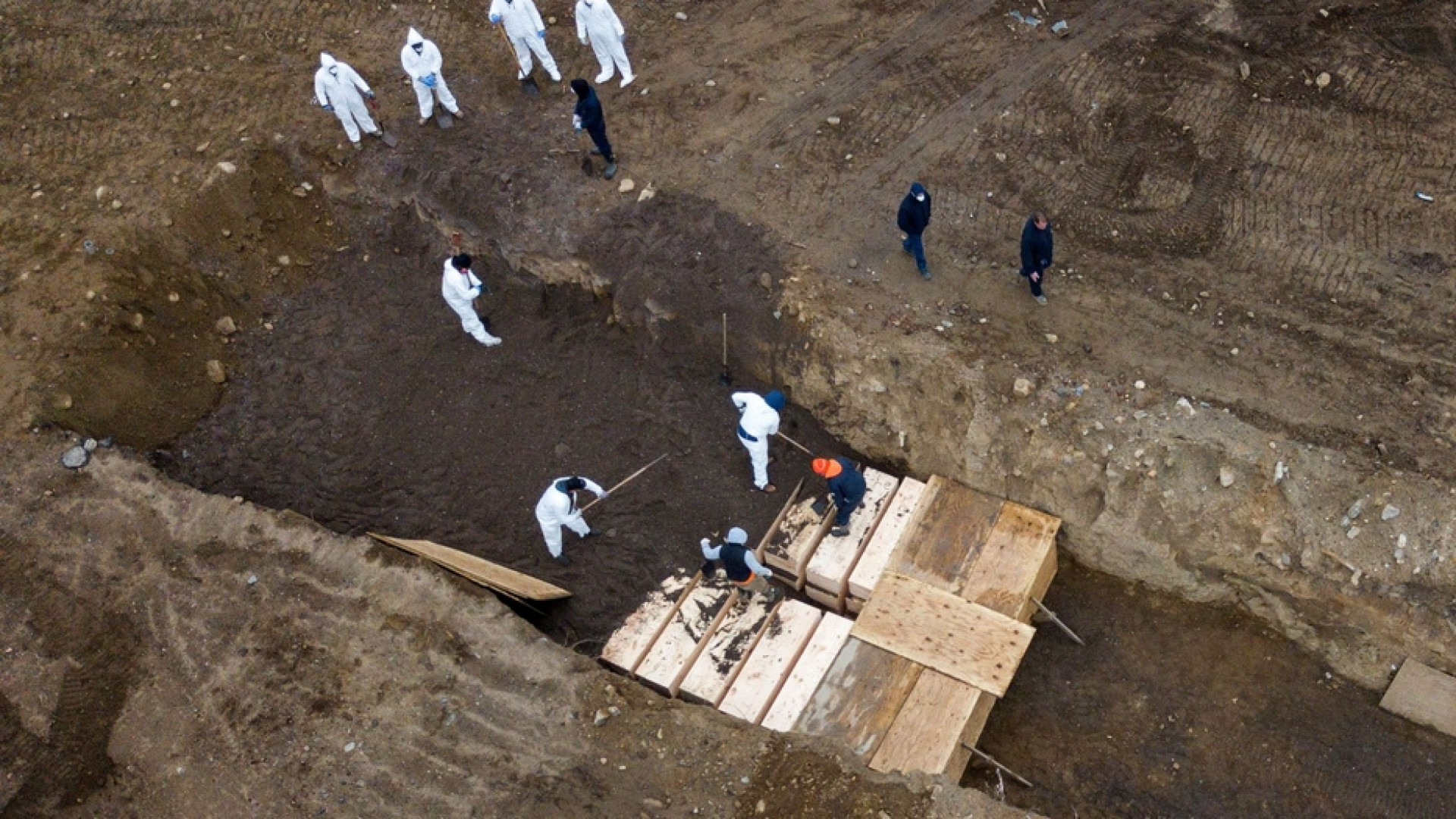 Immagine di A New York fosse comuni sull'isola cimitero