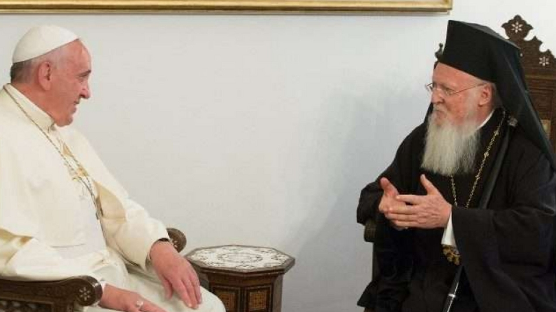 Immagine di Bartolomeo I: con Francesco difendiamo unanimi la casa comune