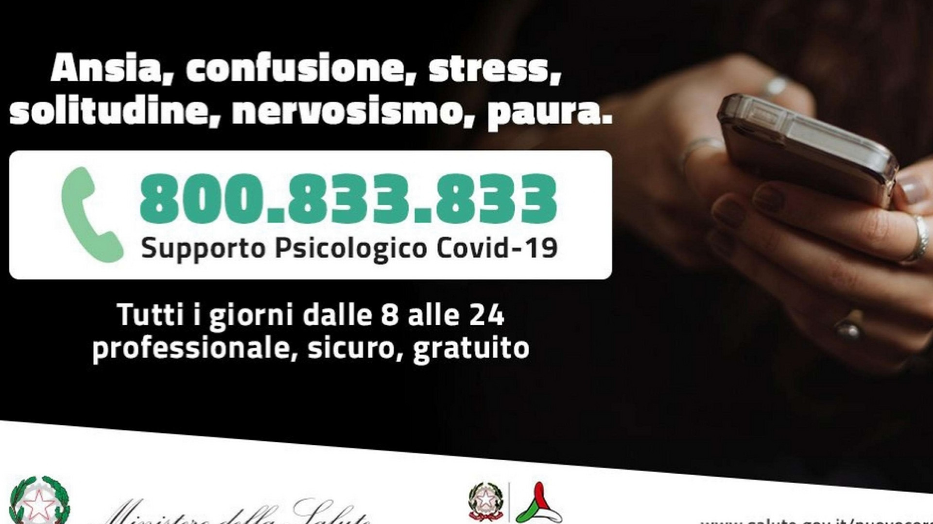 Immagine di Lo psicologo al telefono. Ecco il numero gratuito per chiedere aiuto