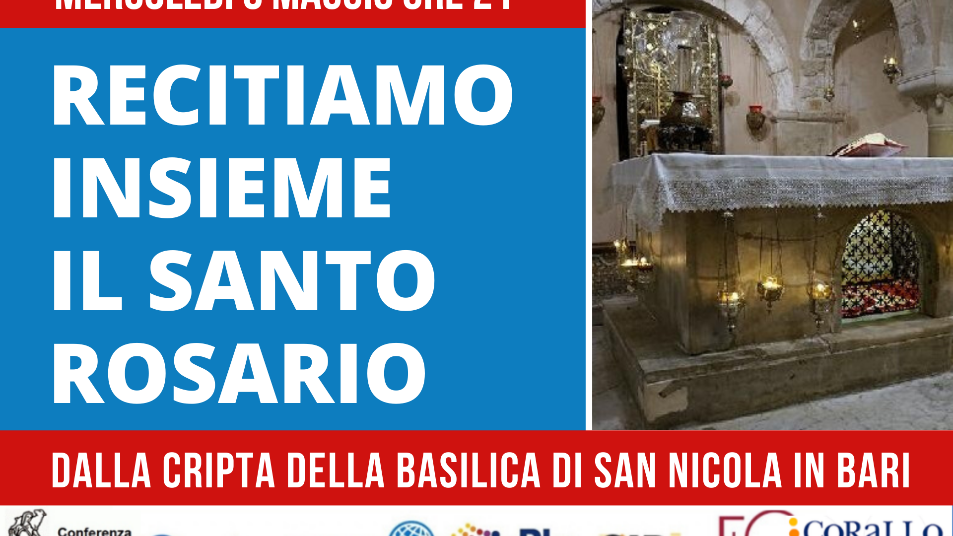 Immagine di Cei, il 6 maggio il Rosario a Bari nella Basilica di San Nicola / IL LIBRETTO