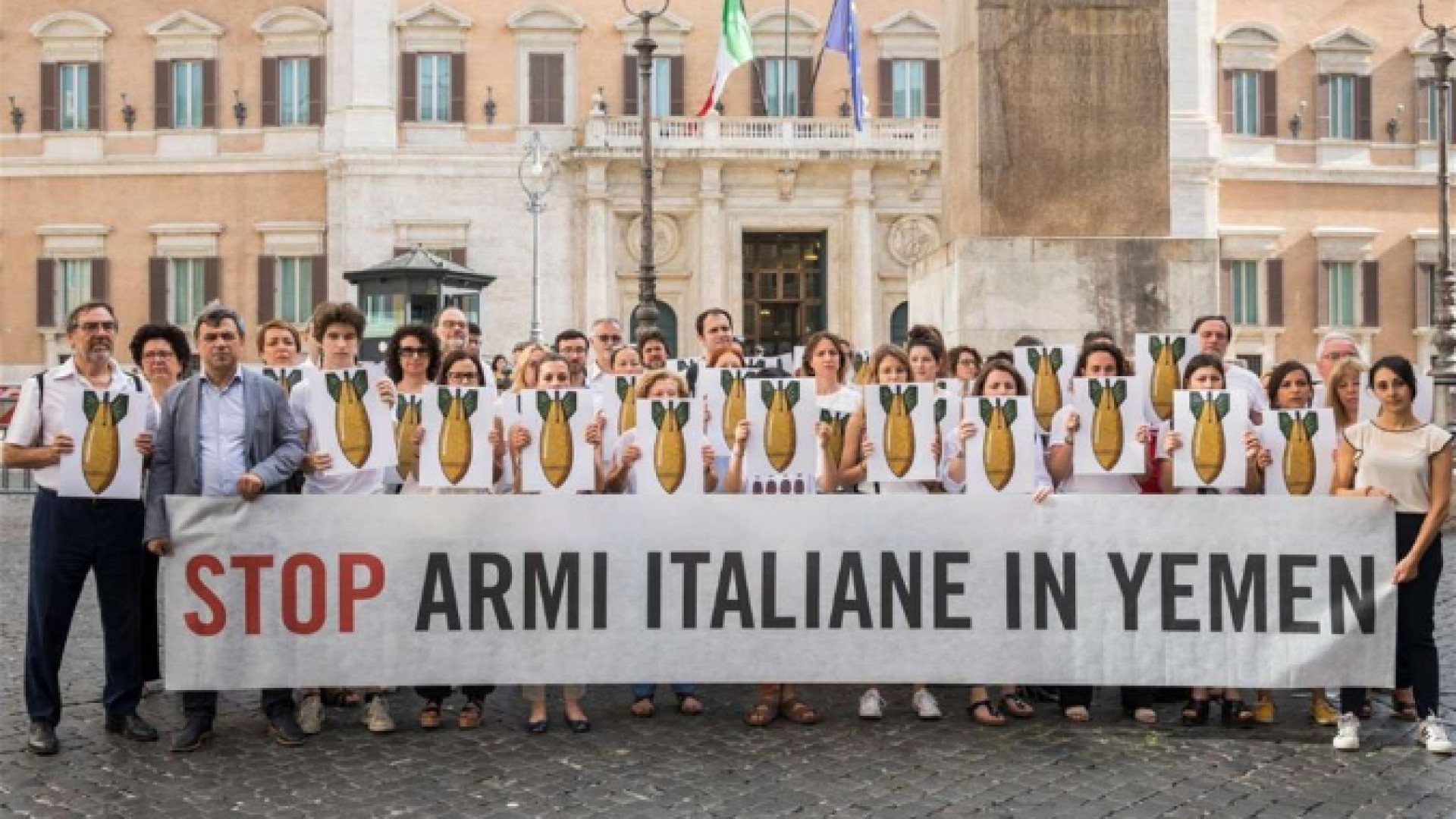 Immagine di Altri 195 milioni di bombe autorizzati nel 2019 dall'Italia
