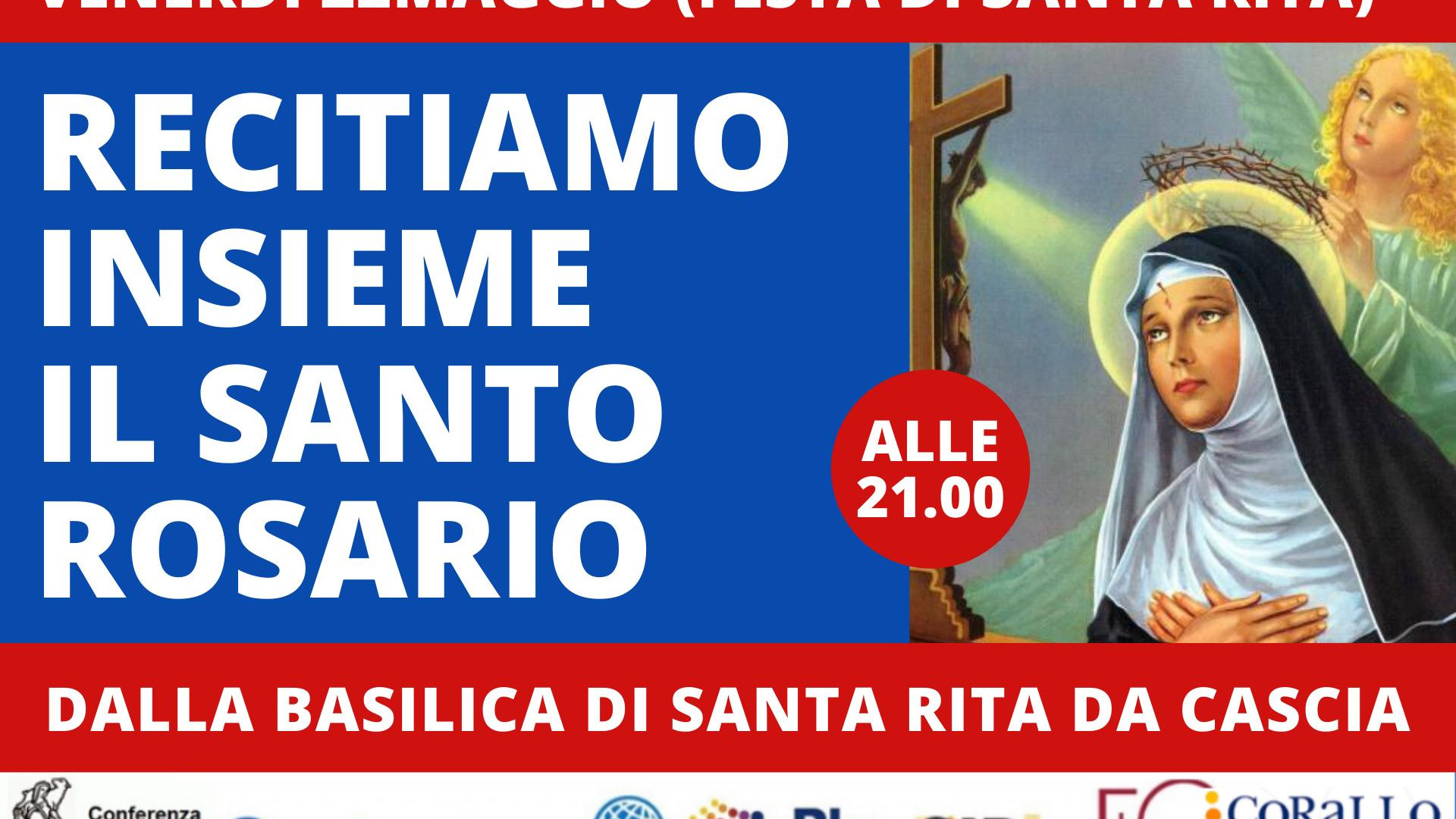 Immagine di Stasera da Cascia il Rosario promosso dai media Cei / IL LIBRETTO