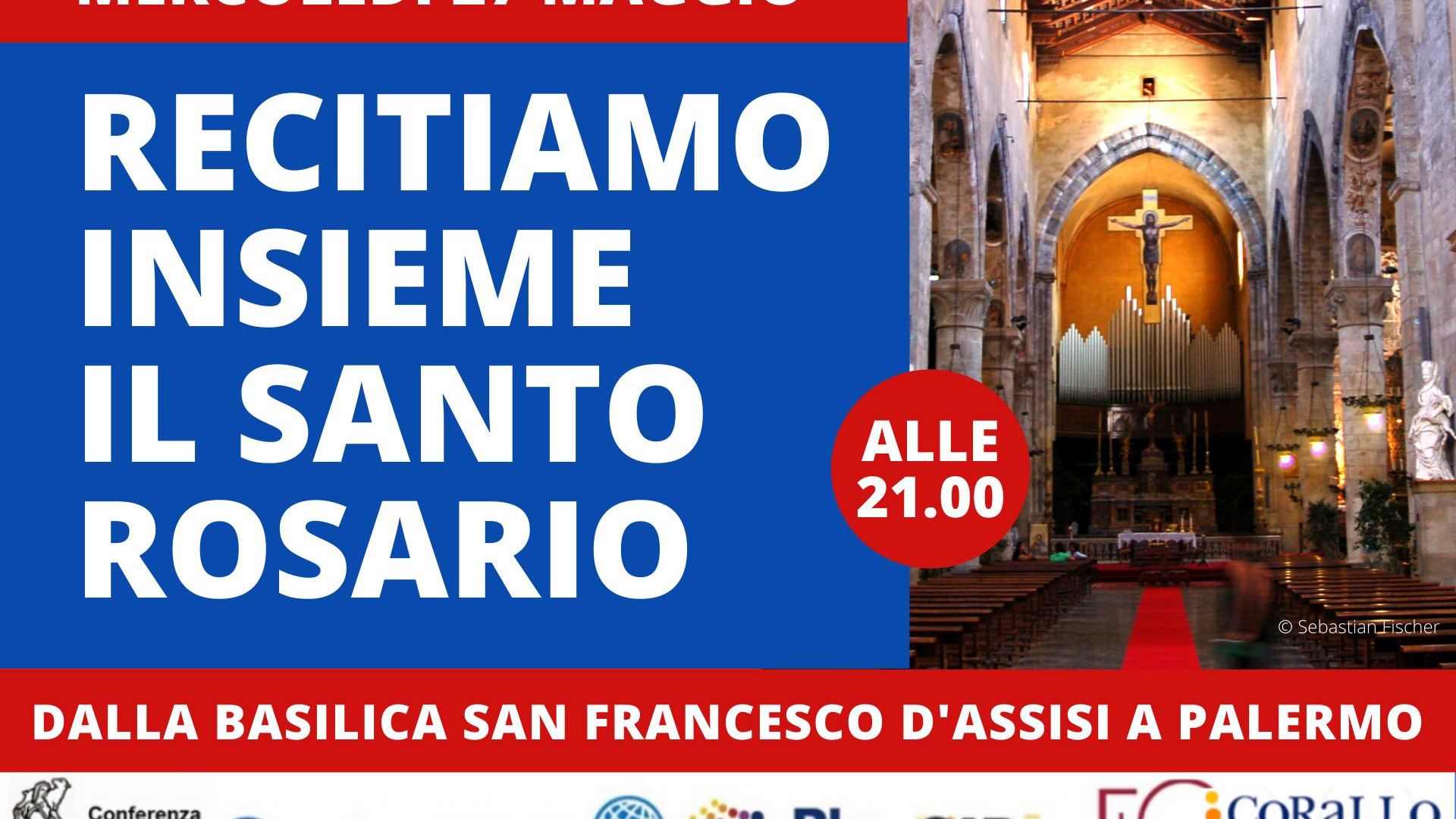 Immagine di Il Rosario per l'Italia da Palermo (diretta Tv2000) / IL LIBRETTO