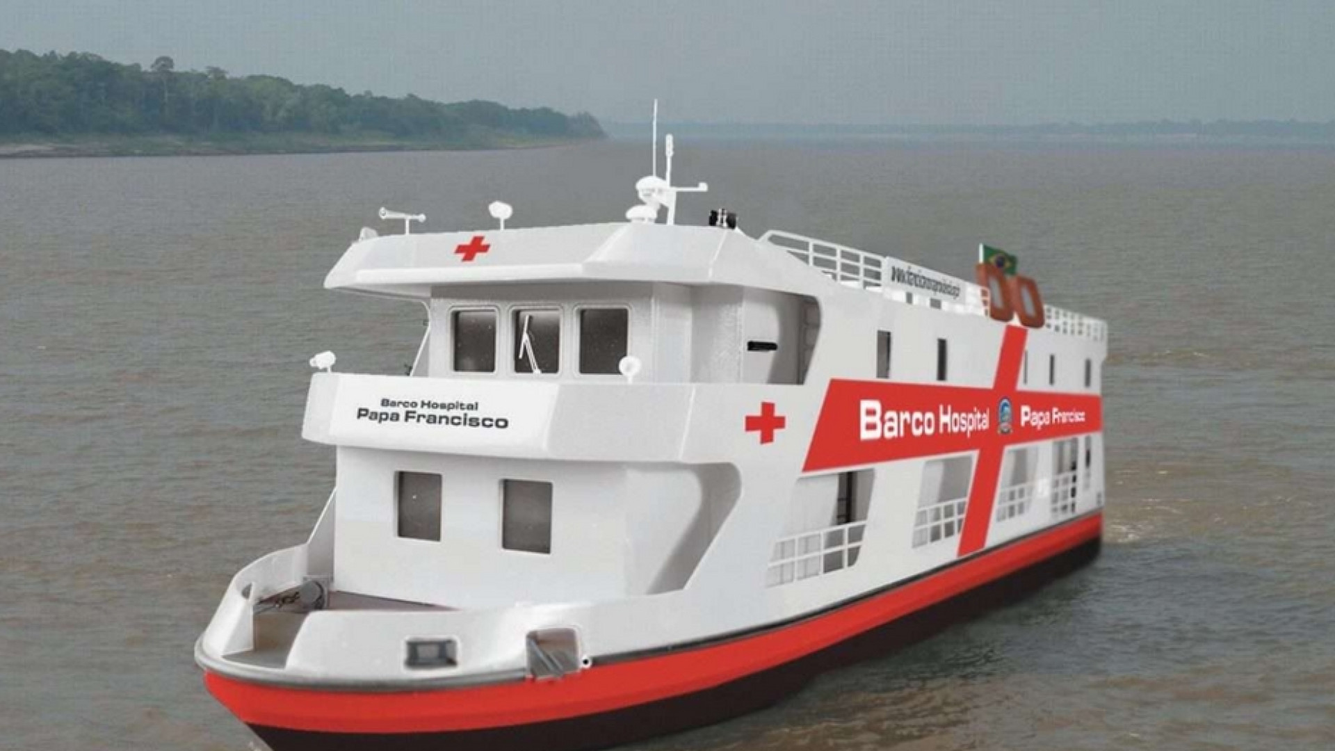 Immagine di La nave ospedale "Papa Francesco" porta cure e medicine sul Rio delle Amazzoni