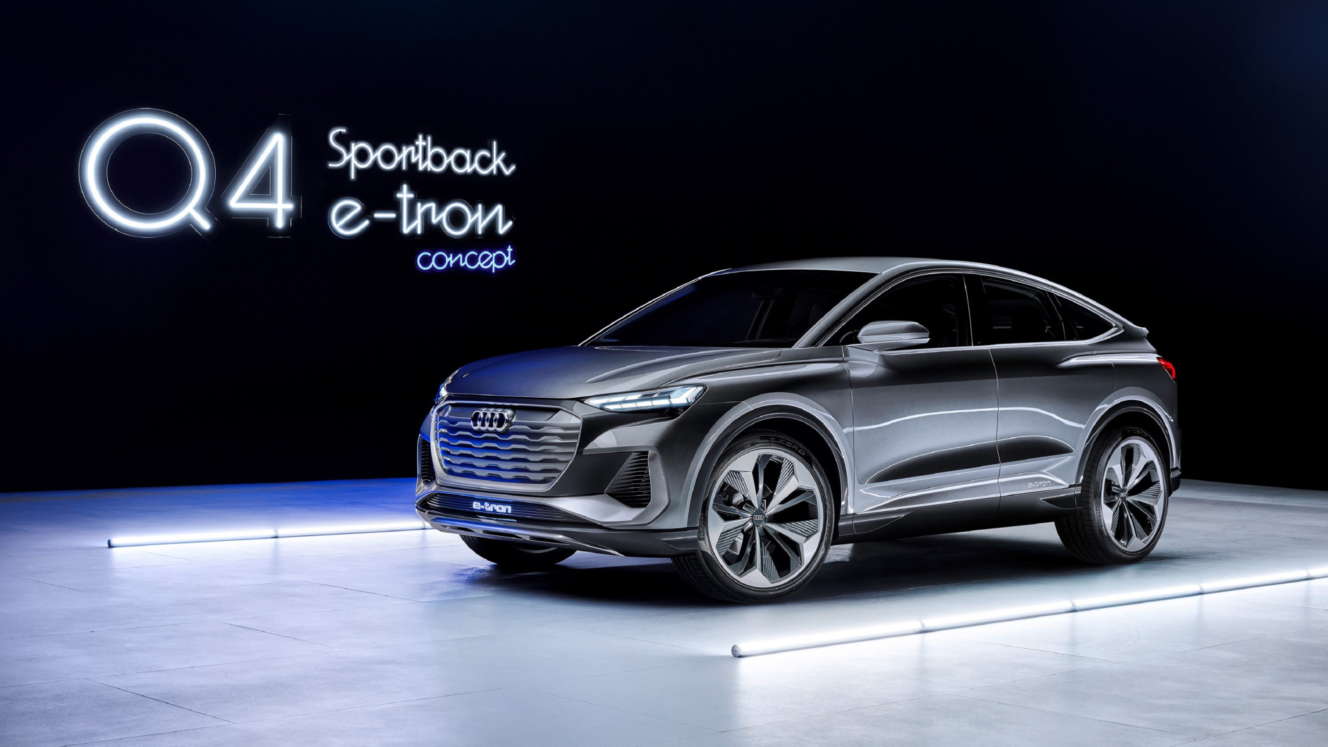 Immagine di Audi Q4 Sportback e-tron, la Suv coupè con la scossa
