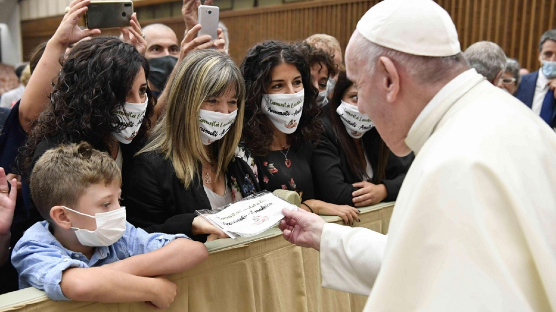 Immagine di Papa Francesco: lottiamo contro lo spreco e lo scarto
