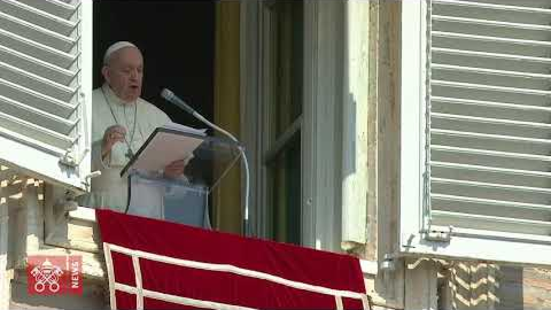 Immagine di Papa Francesco: smettiamola di odiare. Sforziamoci di perdonare