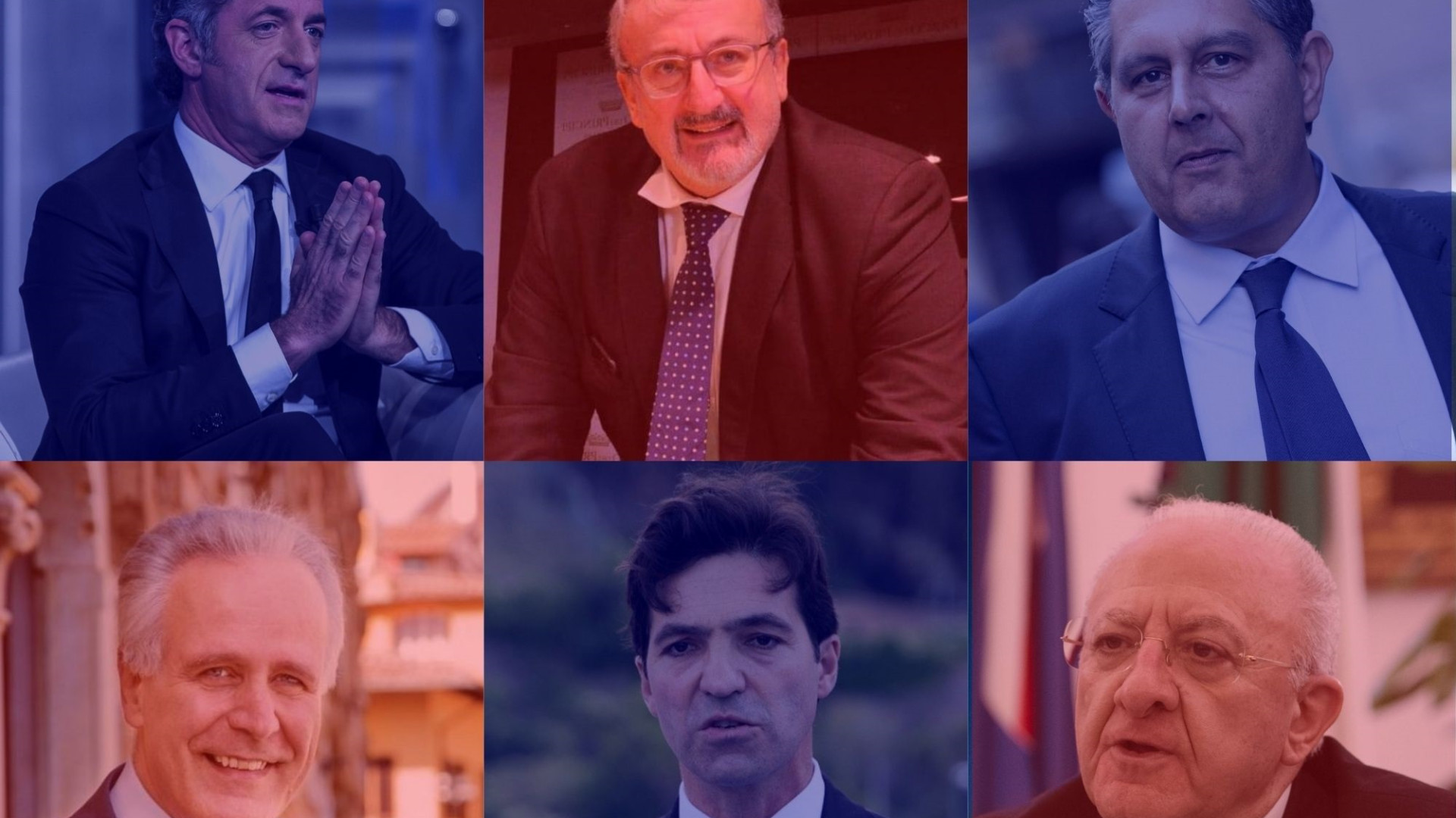 Immagine di Toscana a sinistra, Marche a destra. Confermati De Luca, Zaia, Emiliano e Toti