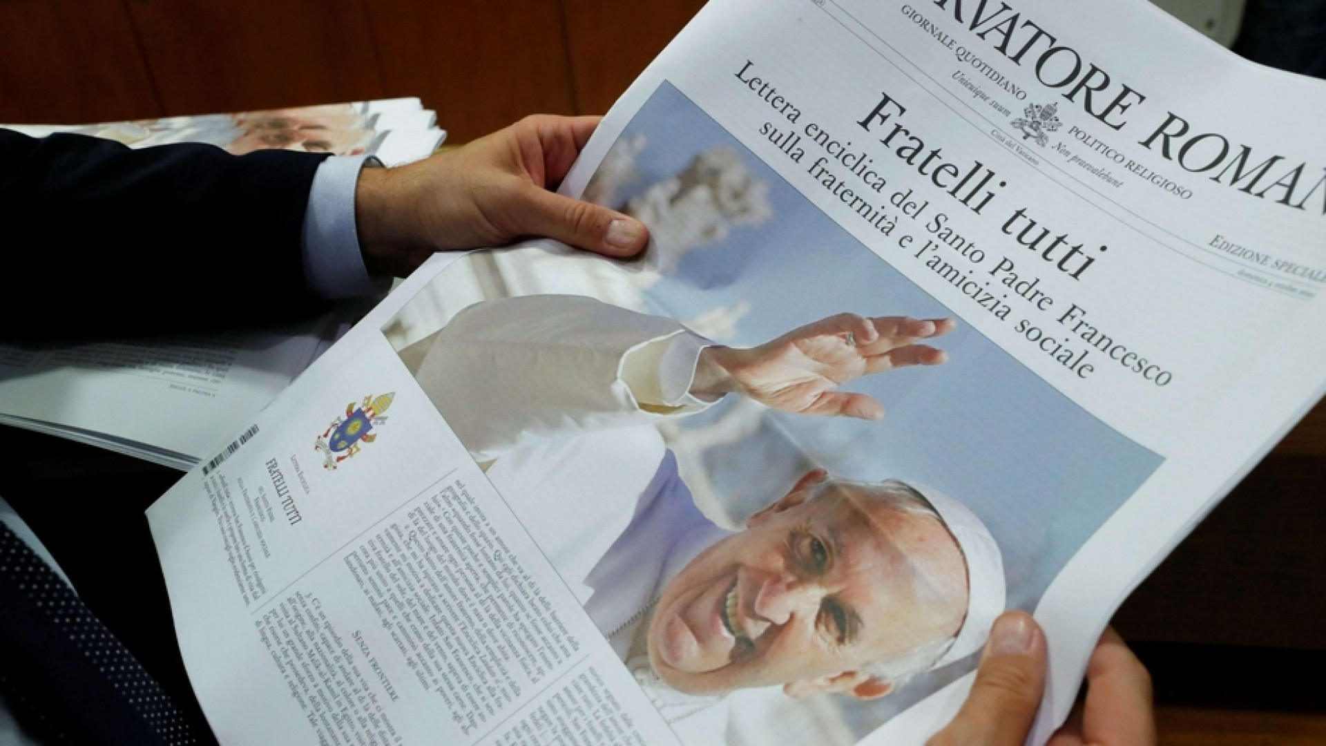 Immagine di Parolin: «La fraternità è dirompente»
