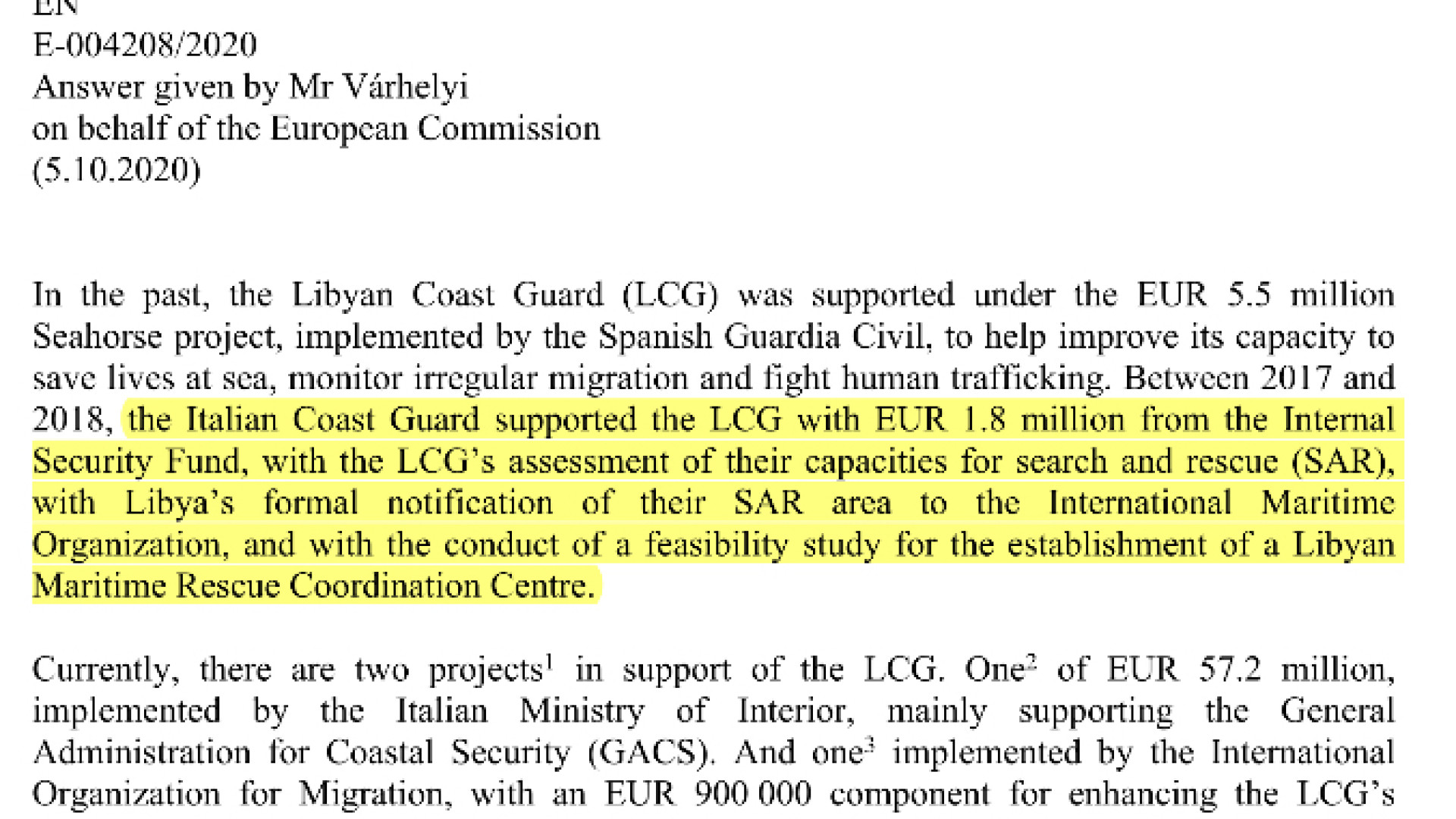 Immagine di Ue: così l’Italia ha progettato e pagato la nascita dell’area Sar libica