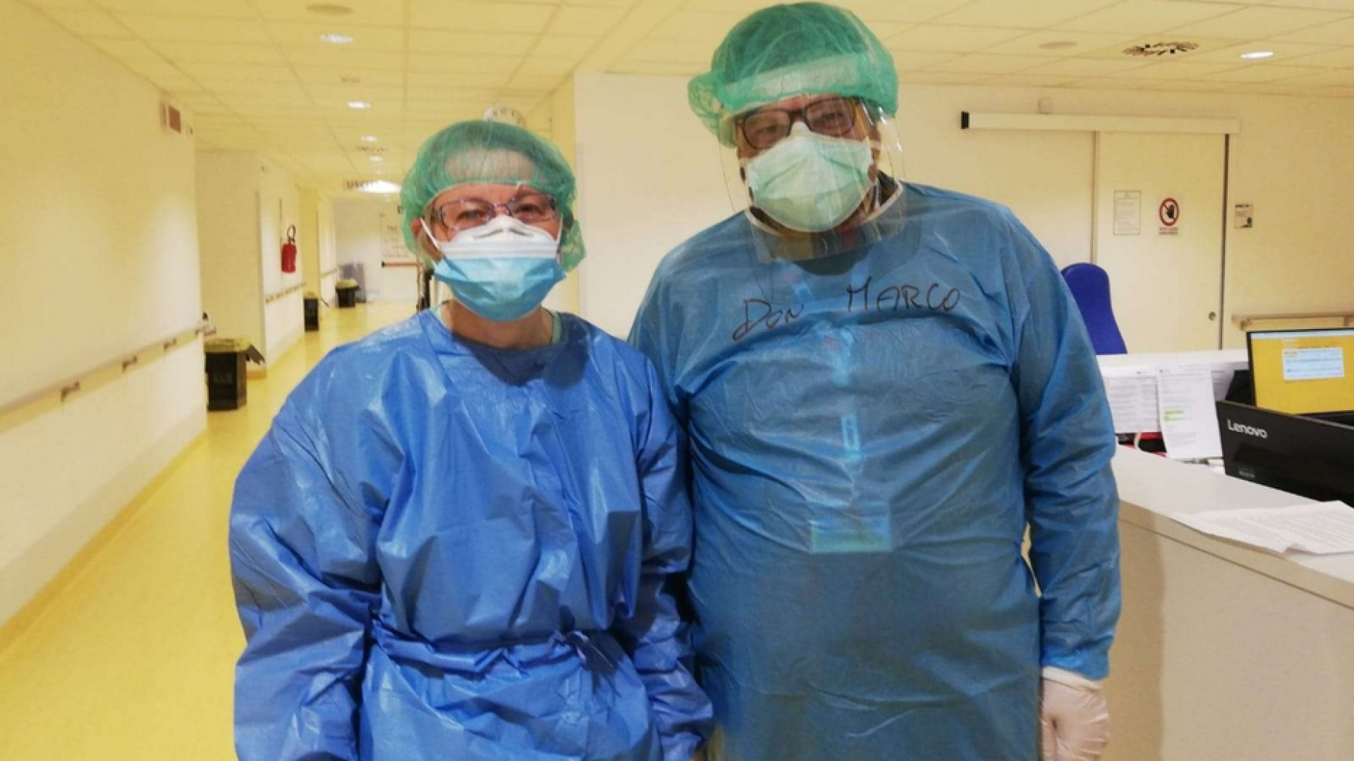 Immagine di Don Marco vivrà anche lui nell'ospedale Covid, vicino ai contagiati