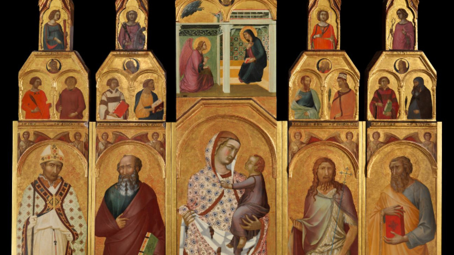Immagine di Torna ad Arezzo restaurato il grande polittico di Pietro Lorenzetti