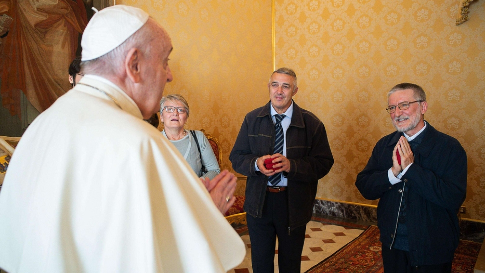 Immagine di Il Papa incontra padre Maccalli, il missionario sequestrato in Niger