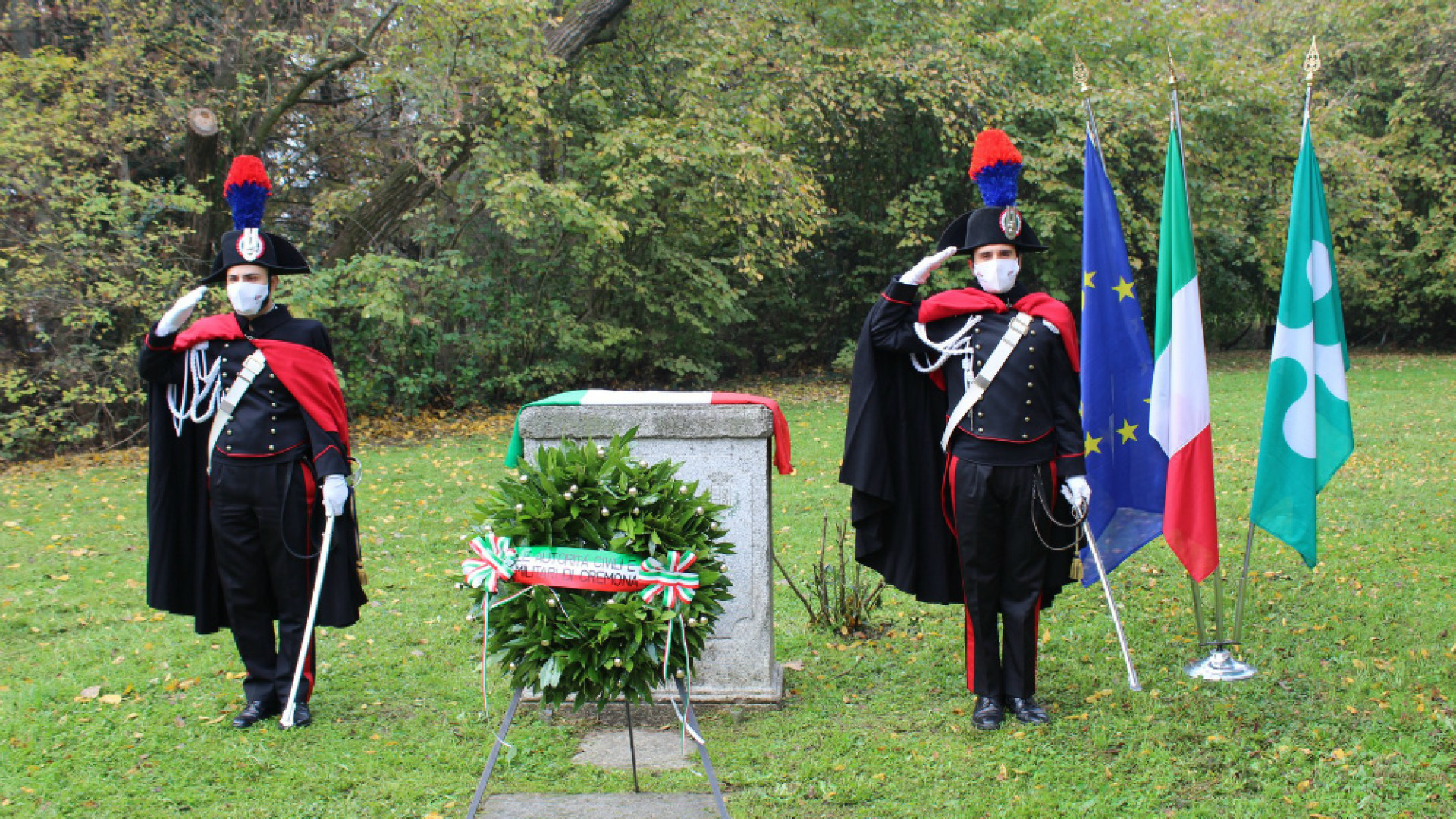 Immagine di Cerimonia di commemorazione al parco Caduti di Nassiriya