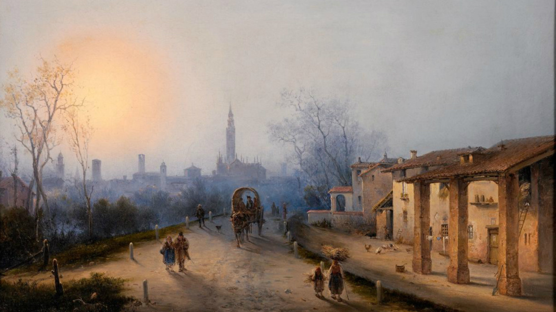 Immagine di Paesaggi e vedute, la città di Vertua