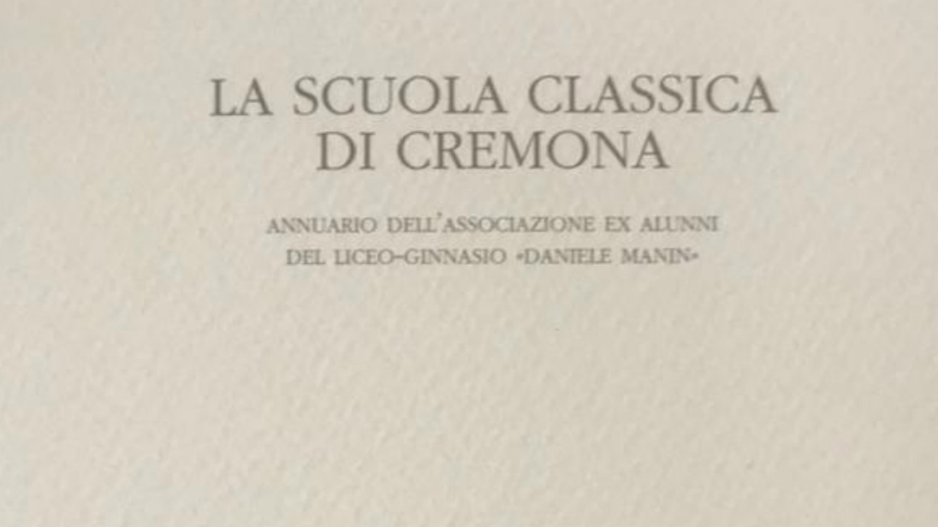 Immagine di L’Annuario resiste, classico di fine anno
