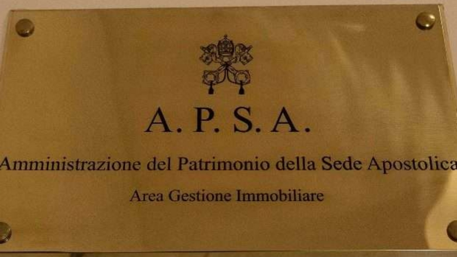Immagine di All’Apsa la gestione dei beni finora intestati alla Segreteria di Stato