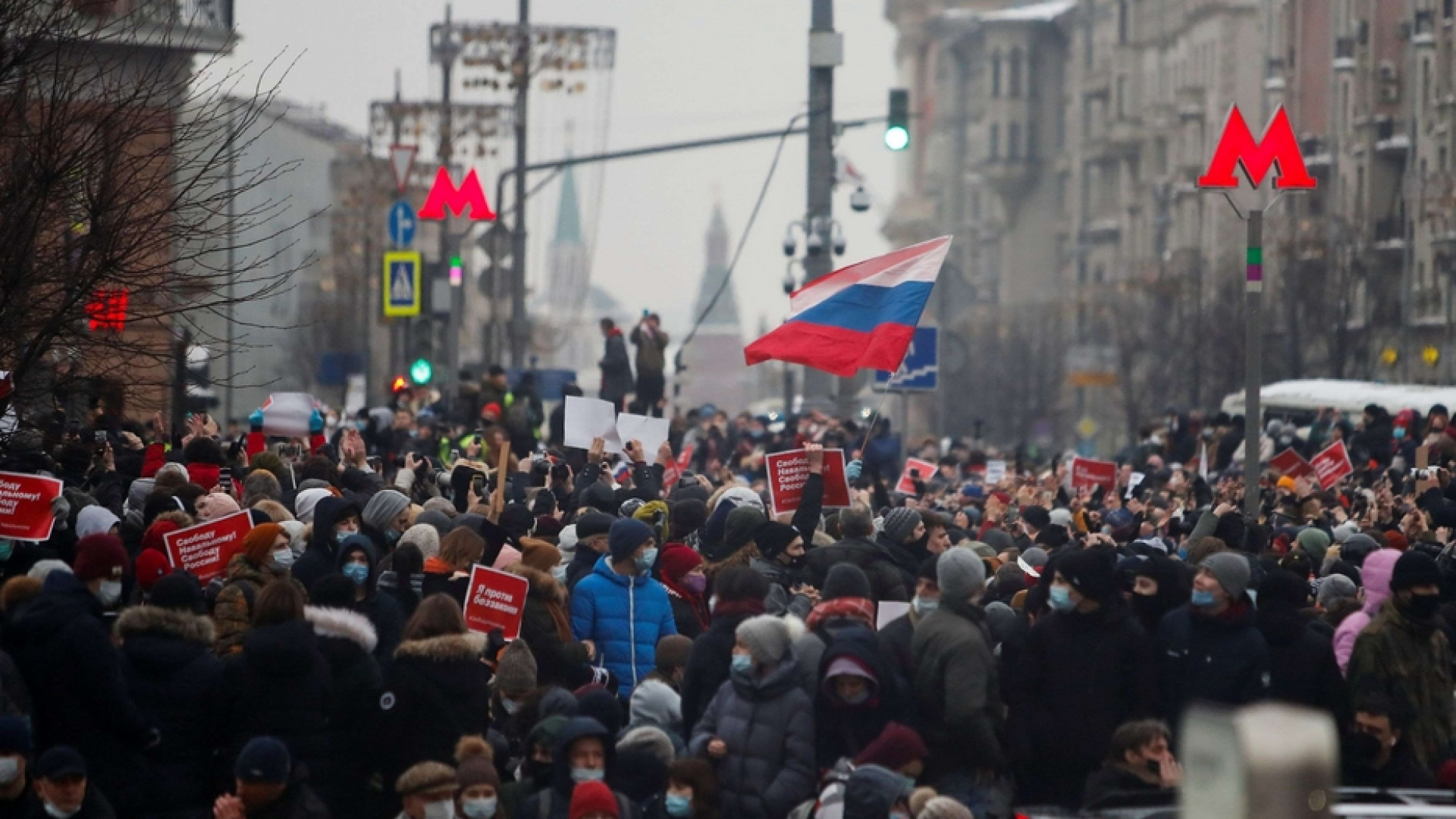 Immagine di In piazza per Navalny, oltre mille fermati