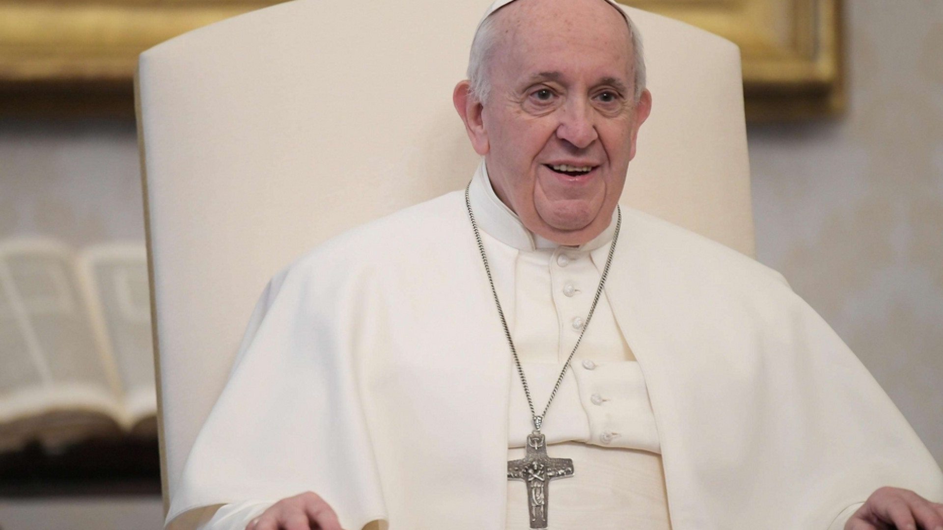 Immagine di Papa Francesco ha ricevuto la seconda dose del vaccino anticovid