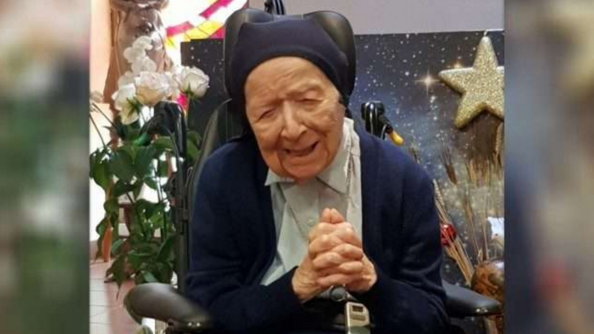 Immagine di Suor André, la donna più anziana d'Europa, sconfigge il Covid a 117 anni