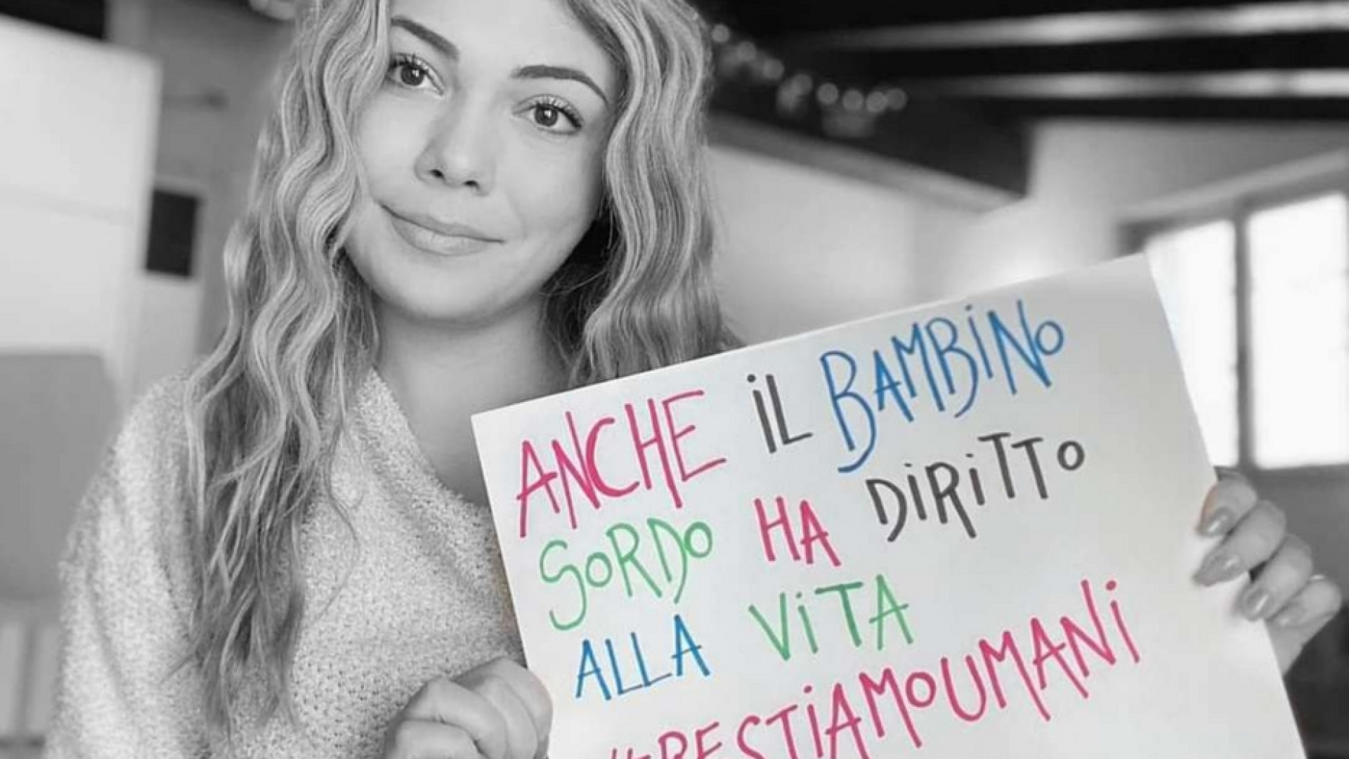 Immagine di «Io 23enne sorda, testimonial censurata perché contro l’aborto»