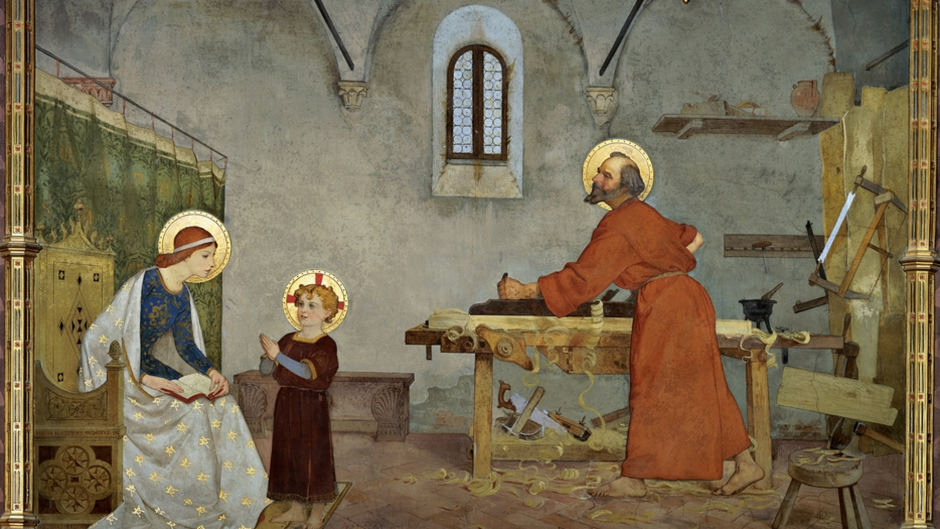 Immagine di Giuseppe, il santo dei mistici, e cosi vicino al «Geppetto» di Biffi