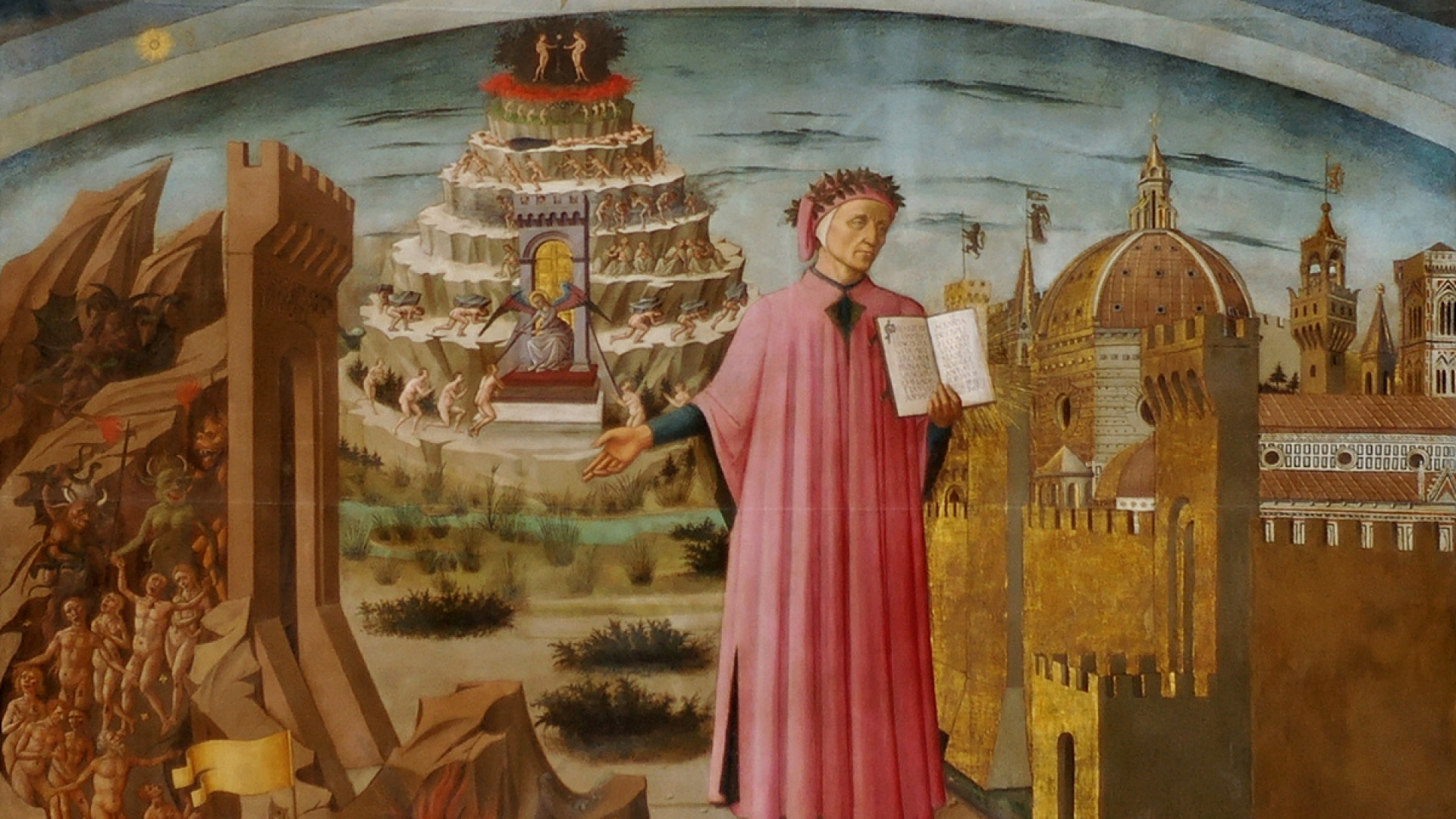 Immagine di Papa Francesco: «Dante oggi ci chiede di essere ascoltato»
