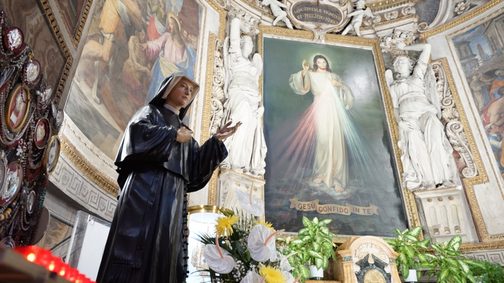 Immagine di Il Papa celebra la Festa della Divina Misericordia a Santo Spirito in Sassia